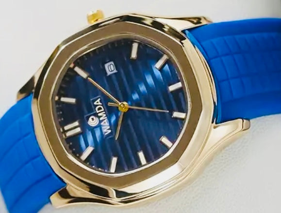 Reloj de Pulsera de Cuarzo Elegante para Negocios con Correa de Silicona, Caja de Aleación Hexagonal - Batería de Botón -Perfecto para Regalo 🎁