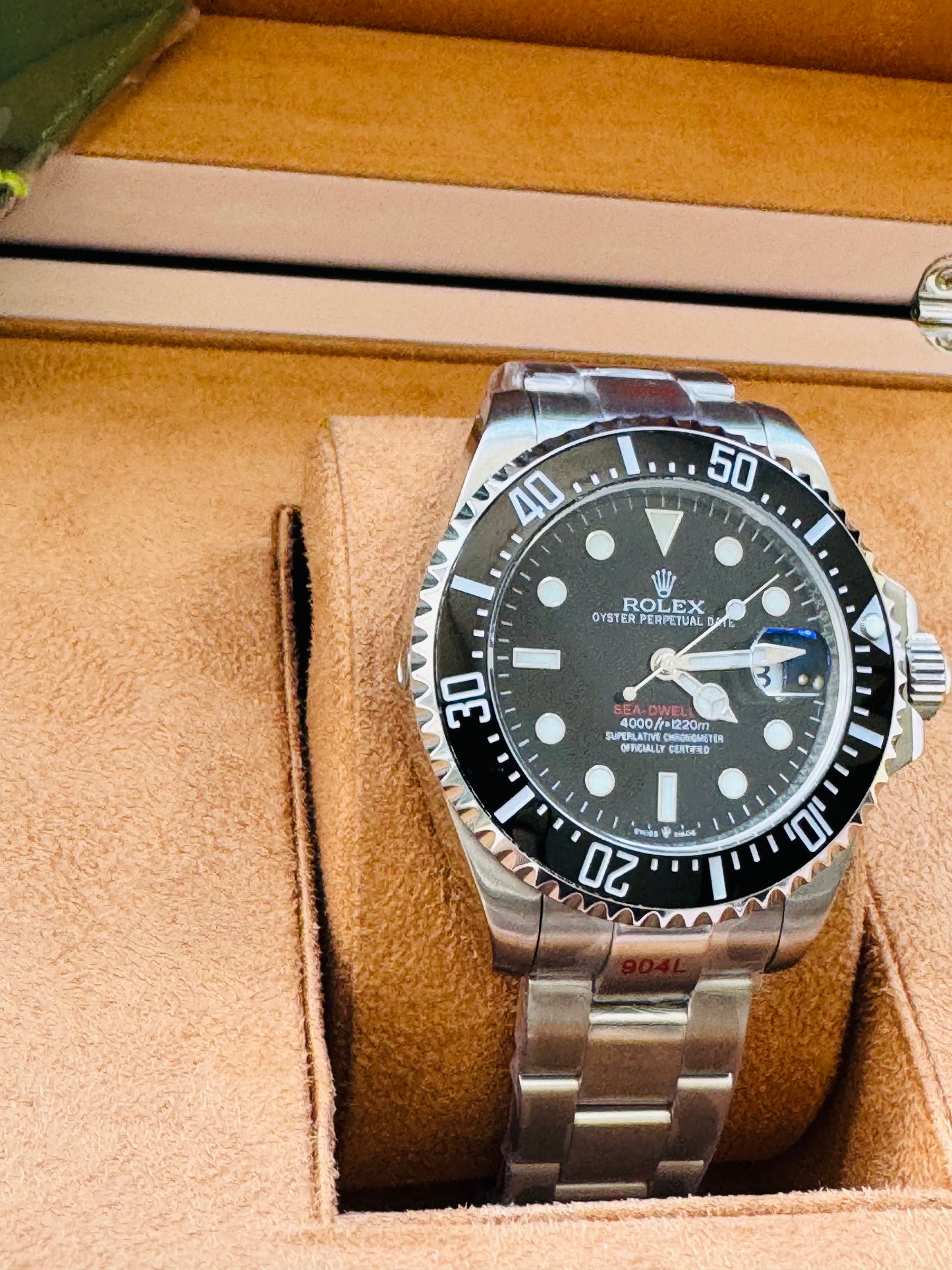 ESPECTACULAR RELOJ ROLEX AUTOMÁTICO SEADWELLER VÁLVULA DE ESCAPE 💨 HERMOSO!!!