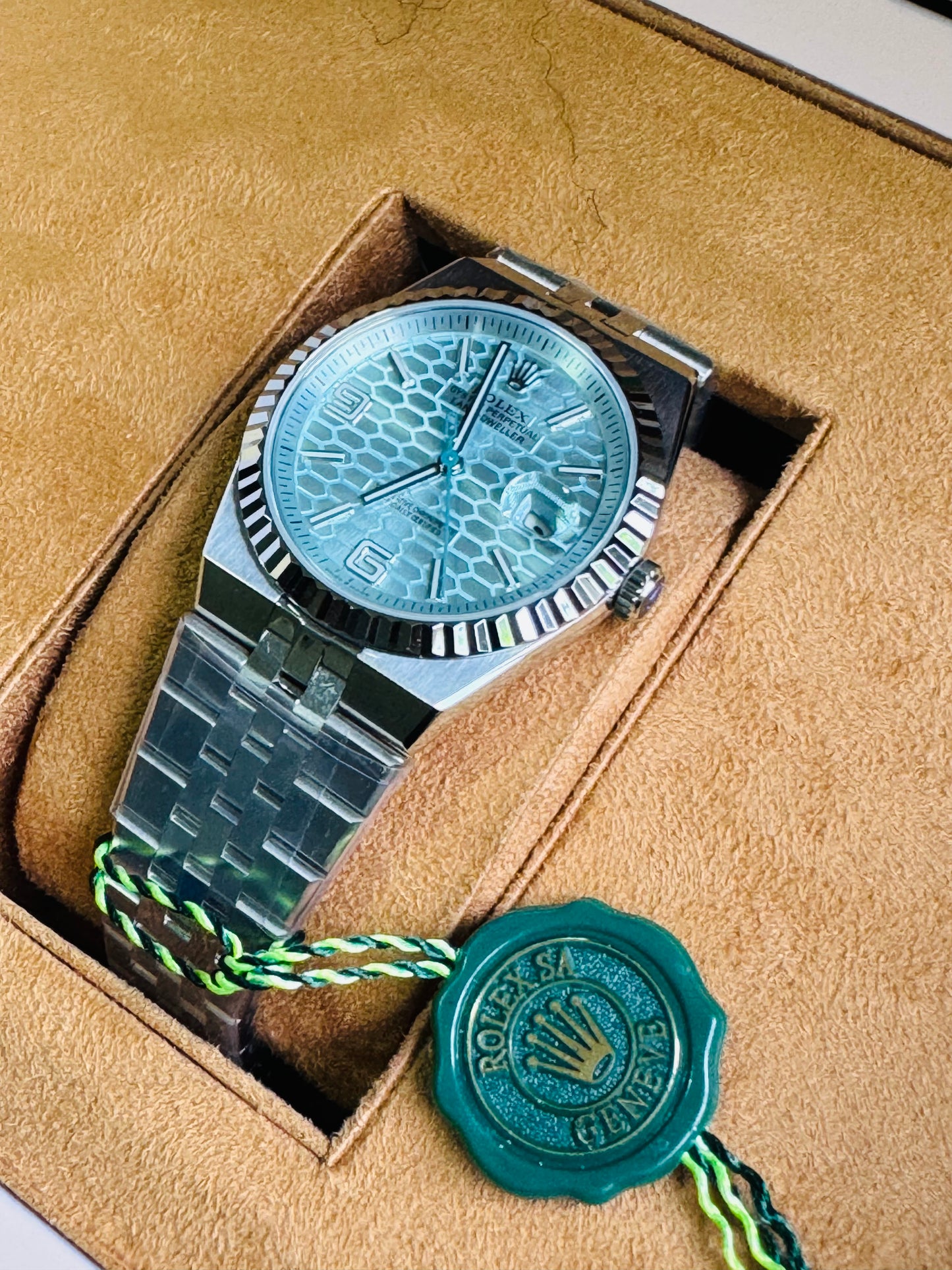 ULTIMO DISEÑO 2025 HERMOSO ROLEX OYSTER PERPETUAL LAND-DWELLER AUTOMÁTICO MECÁNICO-FECHADOR-CHRONOMETER-34 JOYAS 💎-CRISTAL ZAFIRO- MÁXIMO LUJO! NUEVO ESPECTACULAR DISEÑO 2025