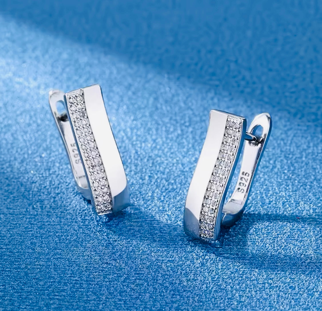 Hermosos Aretes de Plata 925 Hipoalergenicos- Ideales para Regalo