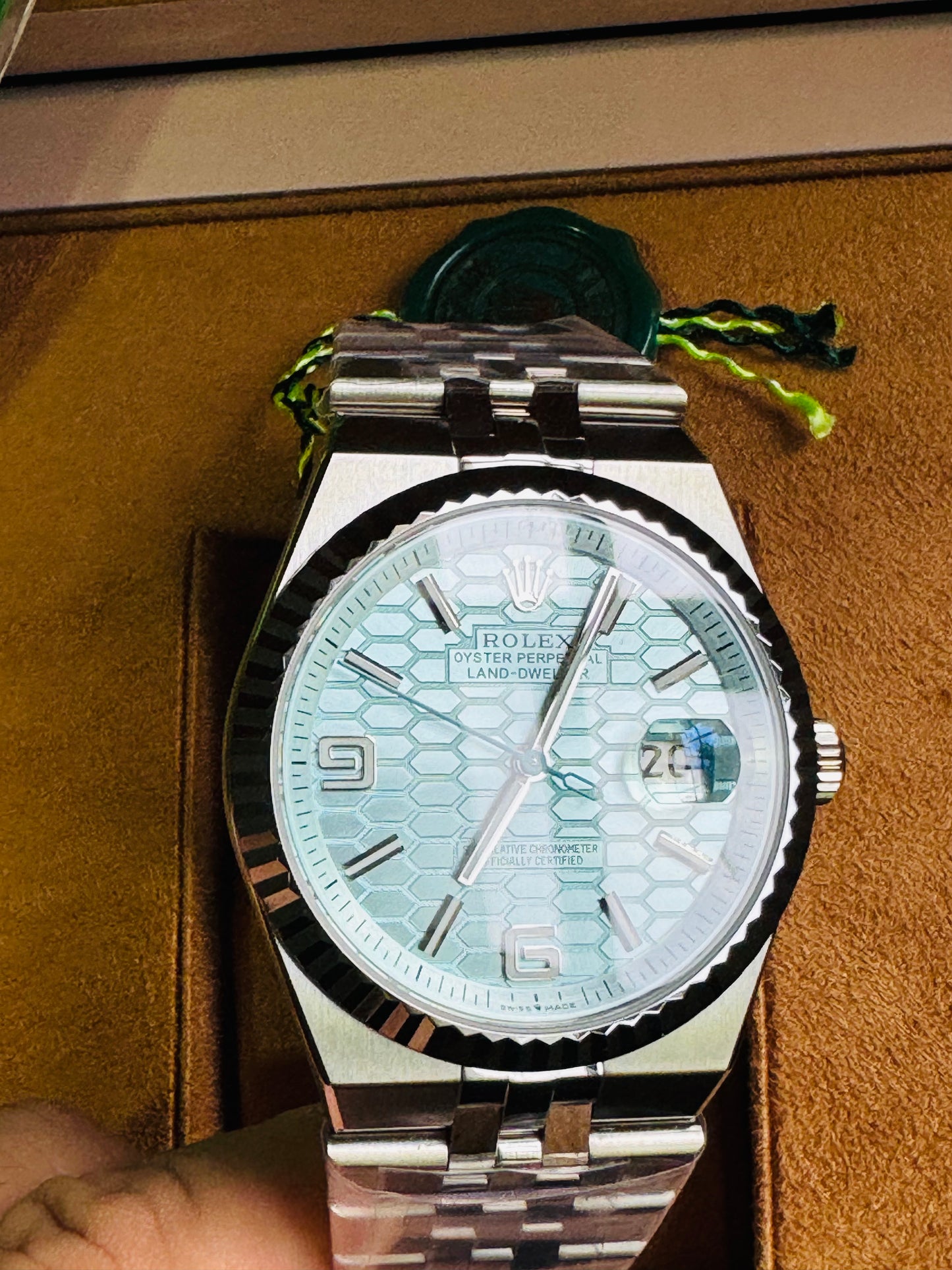 ULTIMO DISEÑO 2025 HERMOSO ROLEX OYSTER PERPETUAL LAND-DWELLER AUTOMÁTICO MECÁNICO-FECHADOR-CHRONOMETER-34 JOYAS 💎-CRISTAL ZAFIRO- MÁXIMO LUJO! NUEVO ESPECTACULAR DISEÑO 2025