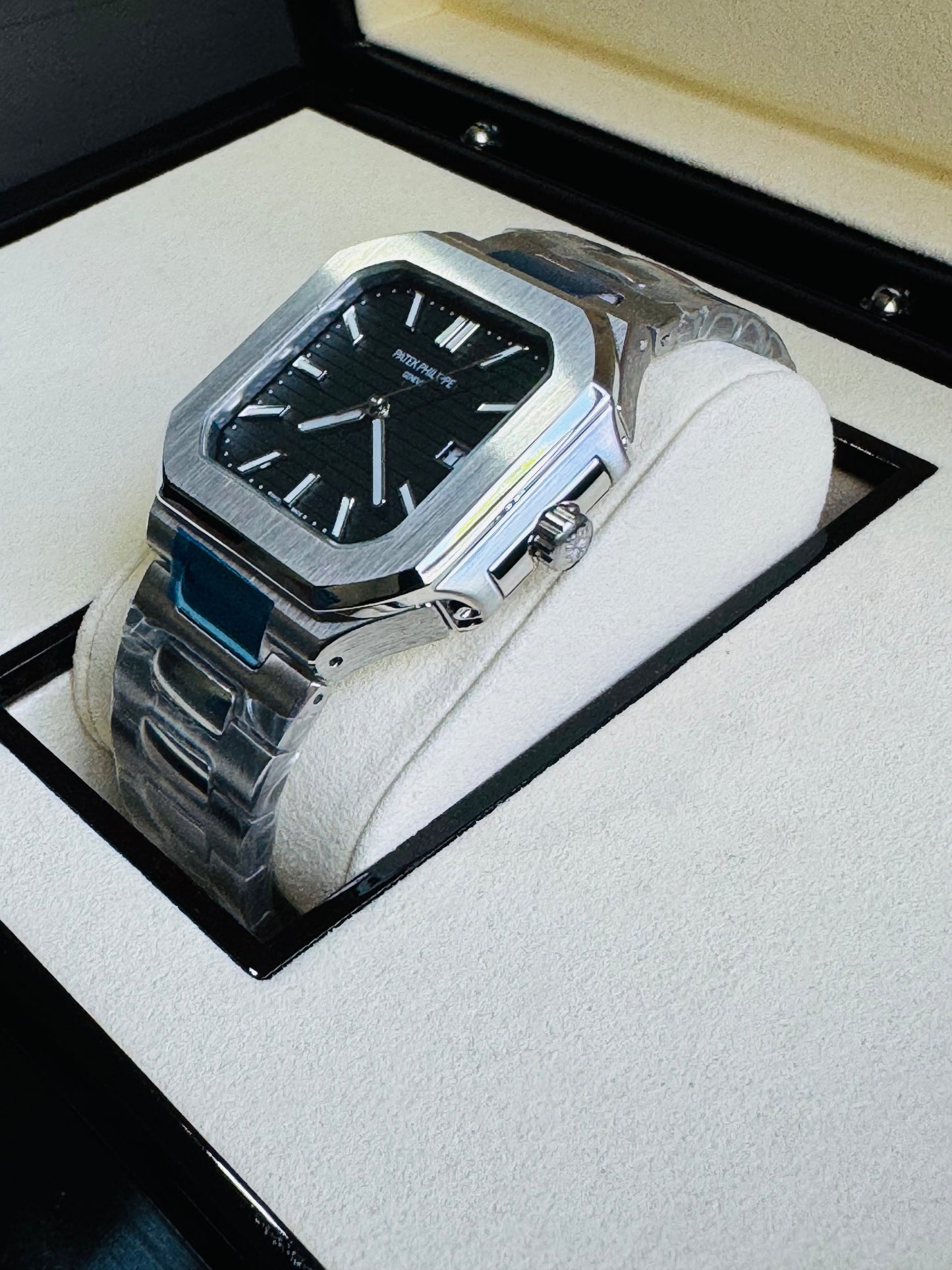 EXCLUSIVO RELOJ PATEK PHILIPPE AUTOMÁTICO- FECHADOR- JOYAS 💎- CRISTAL ZAFIRO- LUMINOSO- ÚLTIMO Y MÁS NUEVO DISEÑO!!!