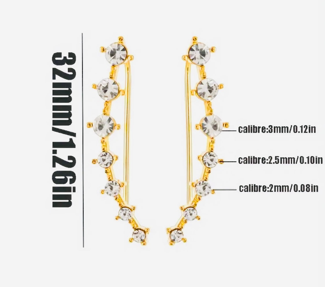 Elegantes Pendientes de Plata Hipoalergenicos Ideales para Regalo 🎁