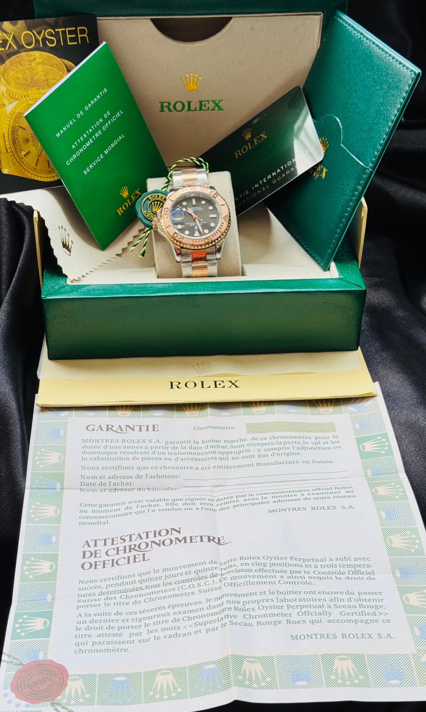 HERMOSO RELOJ AUTOMÁTICO YACHT MASTER -MÁXIMA CALIDAD!