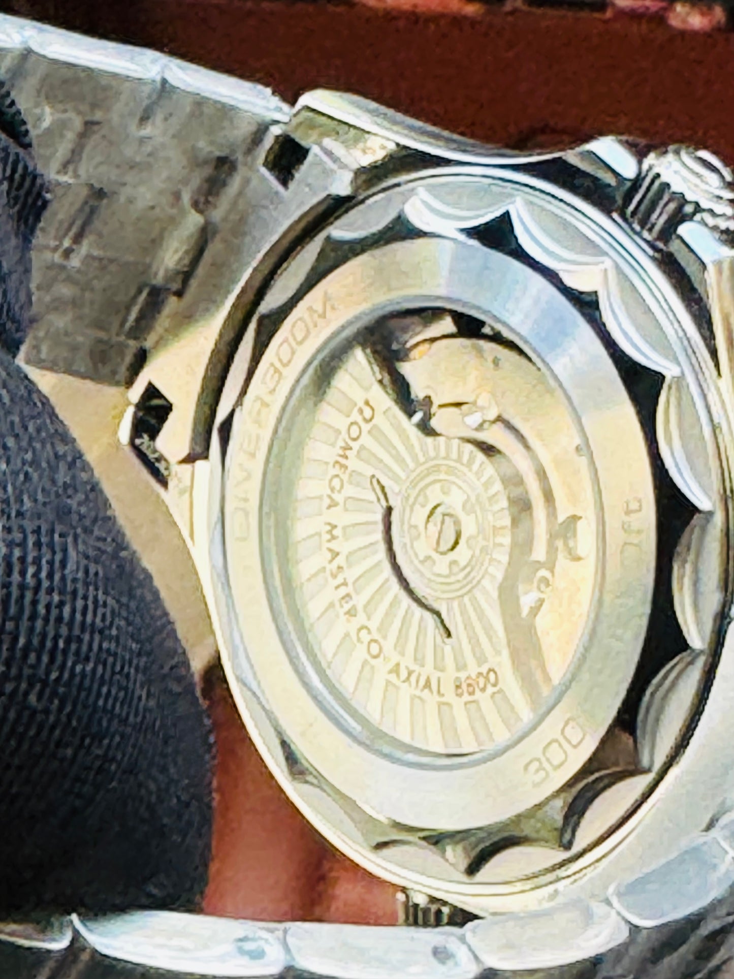 HERMOSO RELOJ AUTOMÁTICO OMEGA SEAMASTER ELEGANTE Y CASUAL!!!