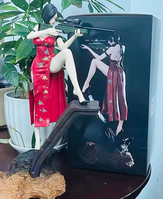Escultura de ADA WONG -Biohazard- Escala 1/5- Material PVC RESIDENT EVIL 2