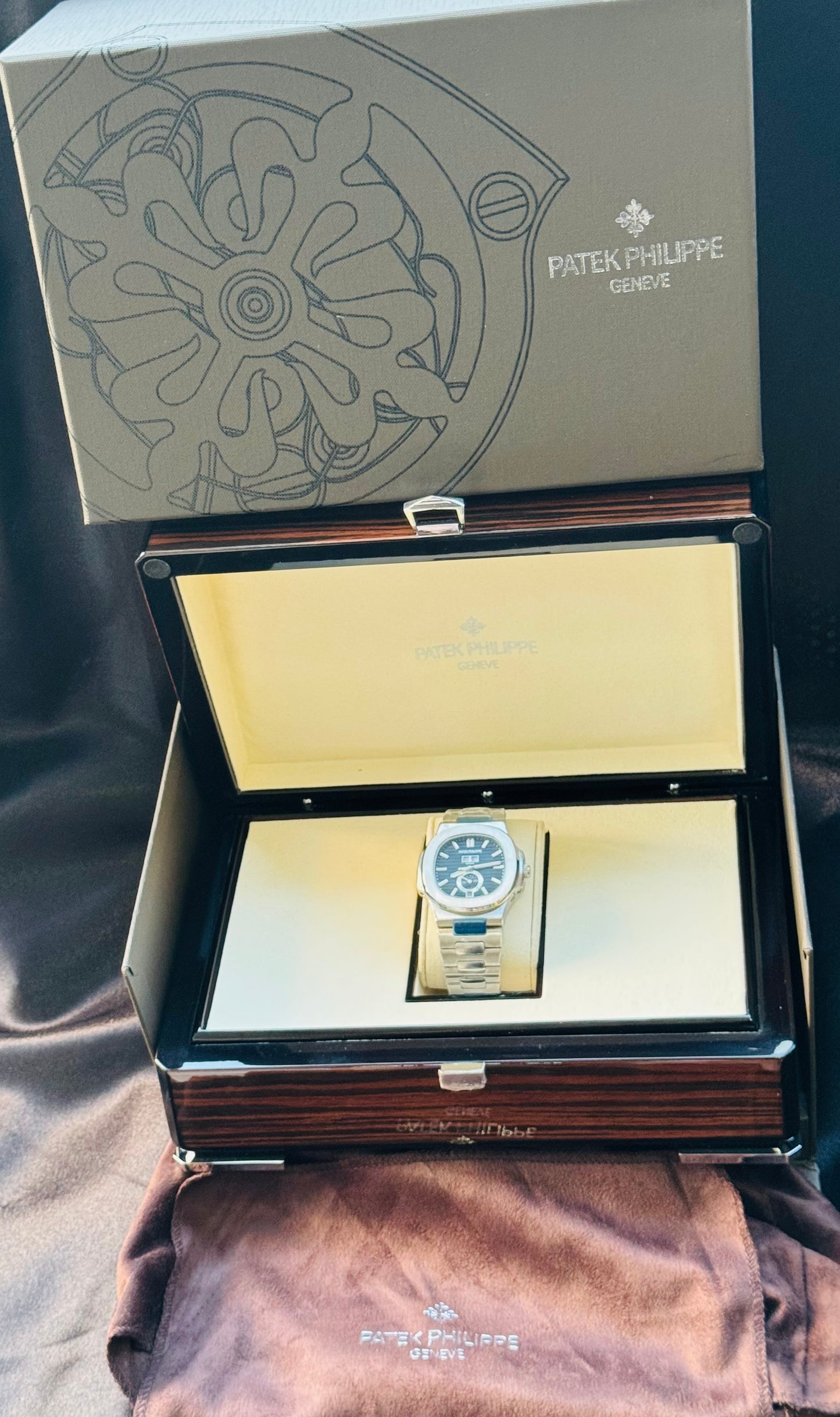 EXCLUSIVO RELOJ AUTOMÁTICO PATEK PHILIPPE MULTIPLES COMPLICACIONES!
