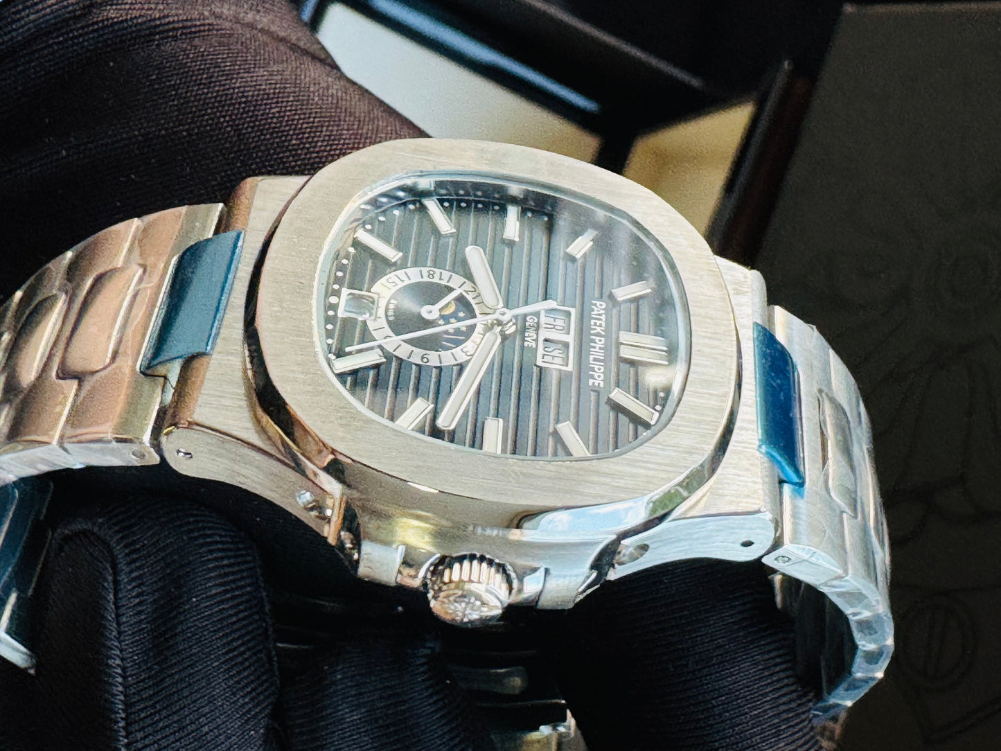 EXCLUSIVO RELOJ AUTOMÁTICO PATEK PHILIPPE MULTIPLES COMPLICACIONES!