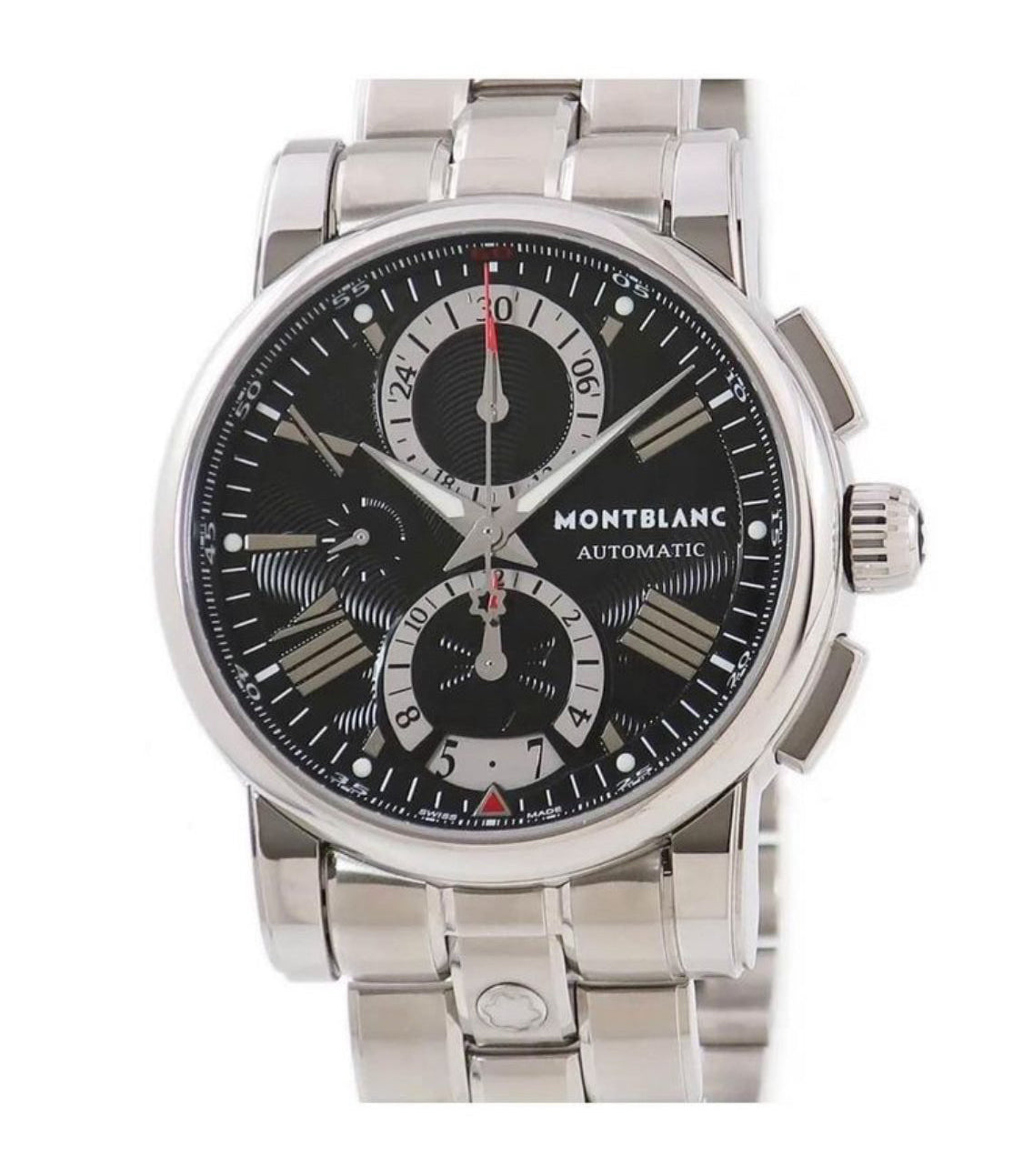 RELOJ MONT BLANC

-MEISTERSTUCK

AUTOMÁTICO MECÁNICO

CRISTAL ZAFIRO-

25 JOYAS

MÚLTIPLES COMPLICACIONES -

FECHADOR -

CRONÓMETRO -

CRONOGAFO-

FECHADOR-

CALENDARIO-

DIA DE LA SEMANA-

ETC -100%

ORIGINAL CAJA PAPELES