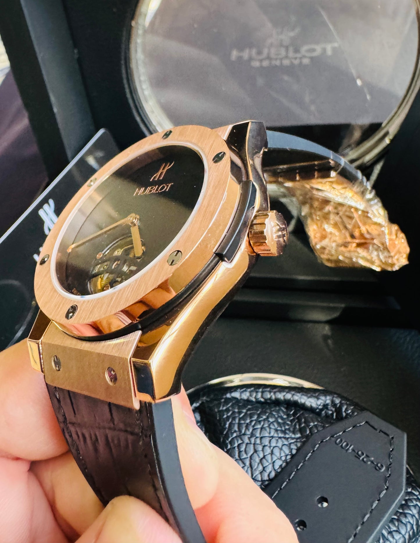 IMPRESIONANTE RELOJ AUTOMÁTICO MECÁNICO HUBLOT TOURBILLON- CRISTAL ZAFIRO-21 JOYAS-MÁXIMA ELEGANCIA!!!

PRECIO: A TRATAR

INFORMACION WHATSAPP 99 81 92 84 65

NO SE HACEN ENVÍOS 🚚
