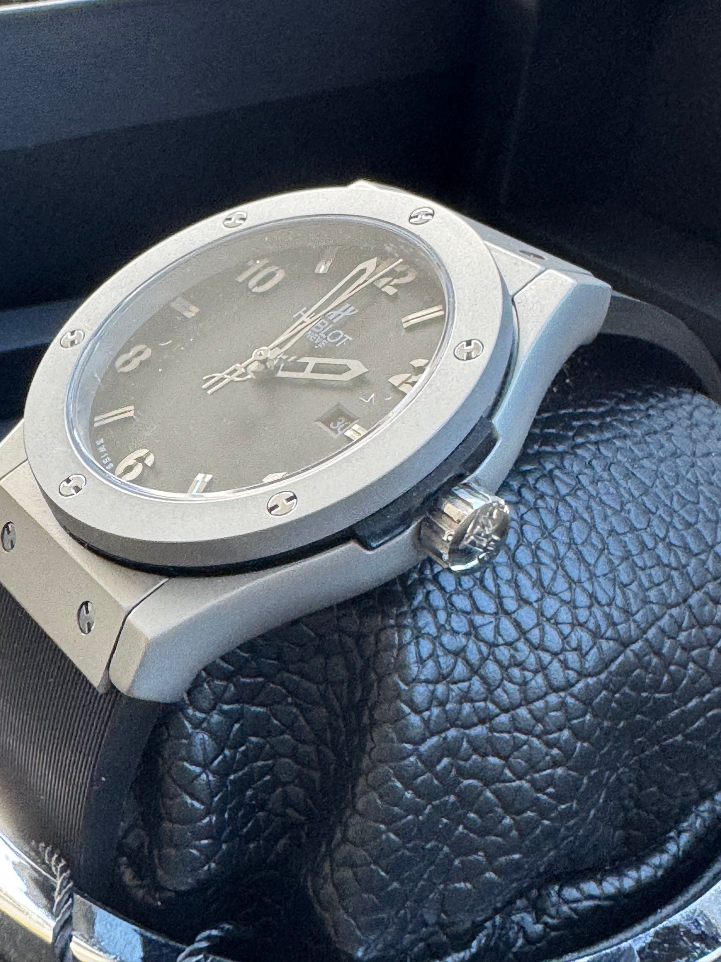 ELEGANTE Y SOFISTICADO DISEÑO RELOJ AUTOMÁTICO MECÁNICO HUBLOT EDICIÓN ESPECIAL CLÁSSIC FUSION
