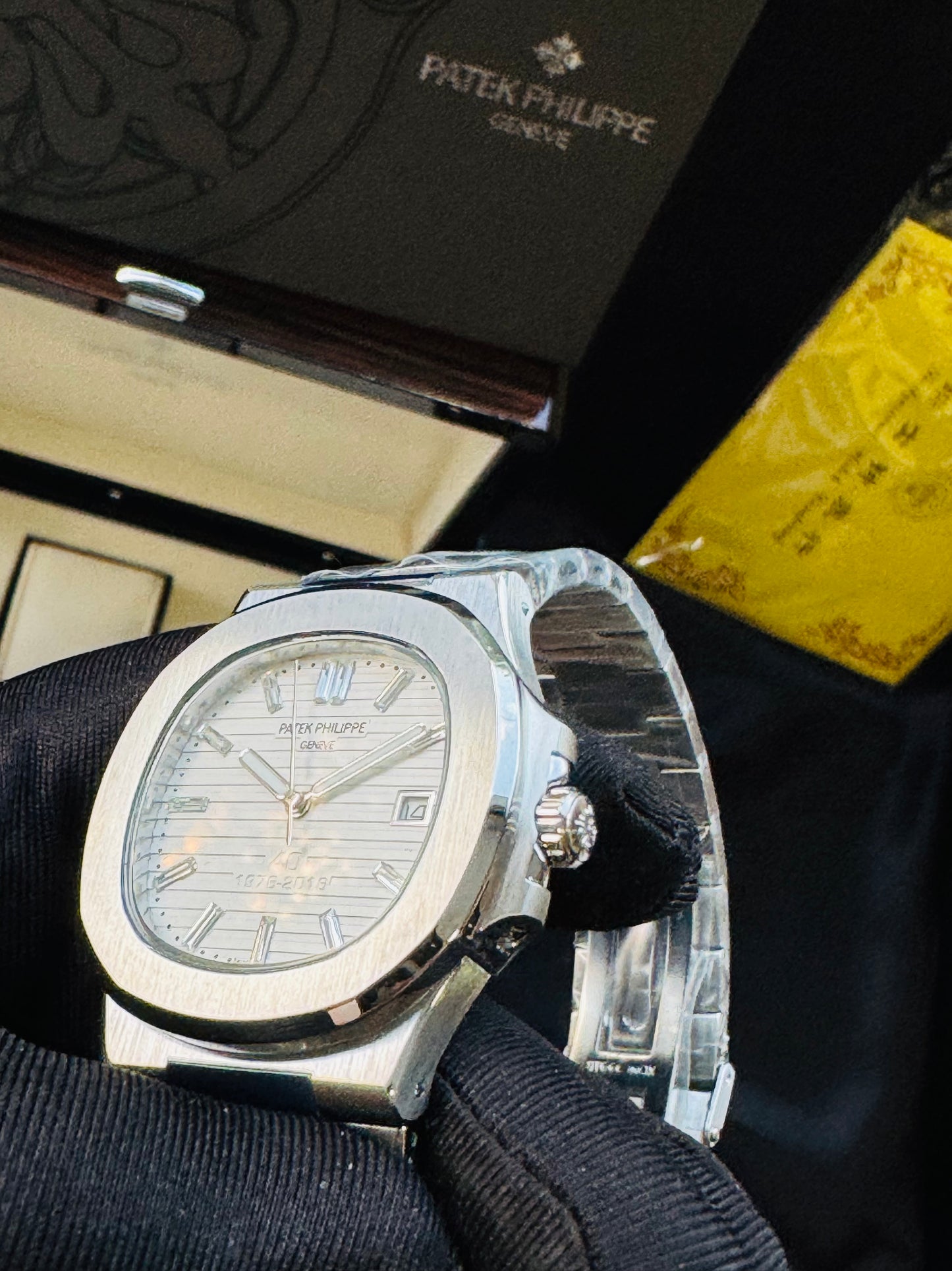 ELEGANCIA TOTAL  RELOJ AUTOMÁTICO PATEK PHILIPPE MULTIPLES COMPLICACIONES!