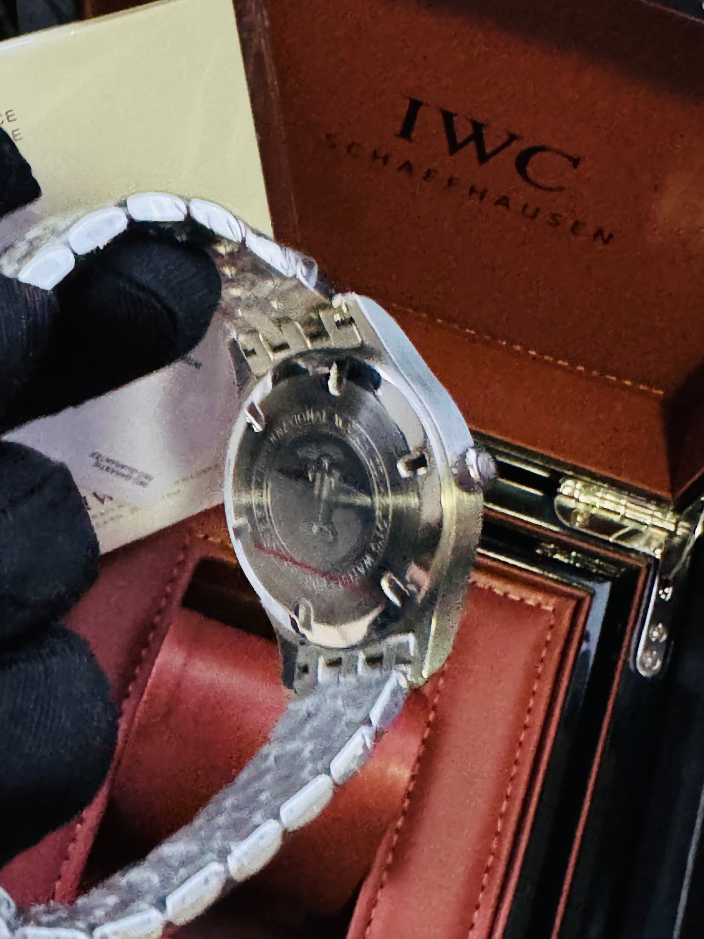 ELEGANTE Y EXCLUSIVO RELOJ AUTOMÁTICO IWC PILOTS WATCH