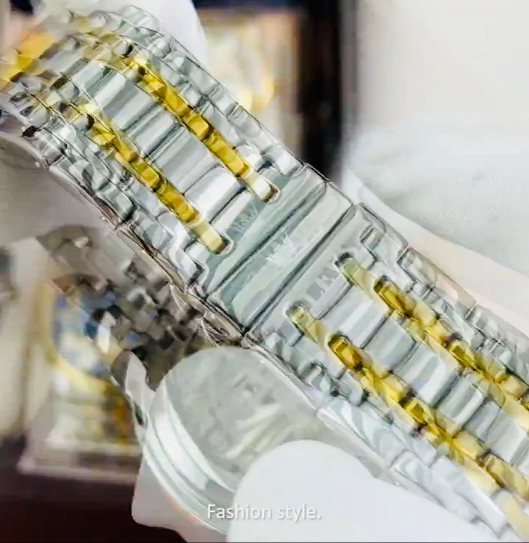 Hermoso Reloj Multifuncional-Movimiento de Cuarzo Excelente Calidad y Diseño! 💯% Original