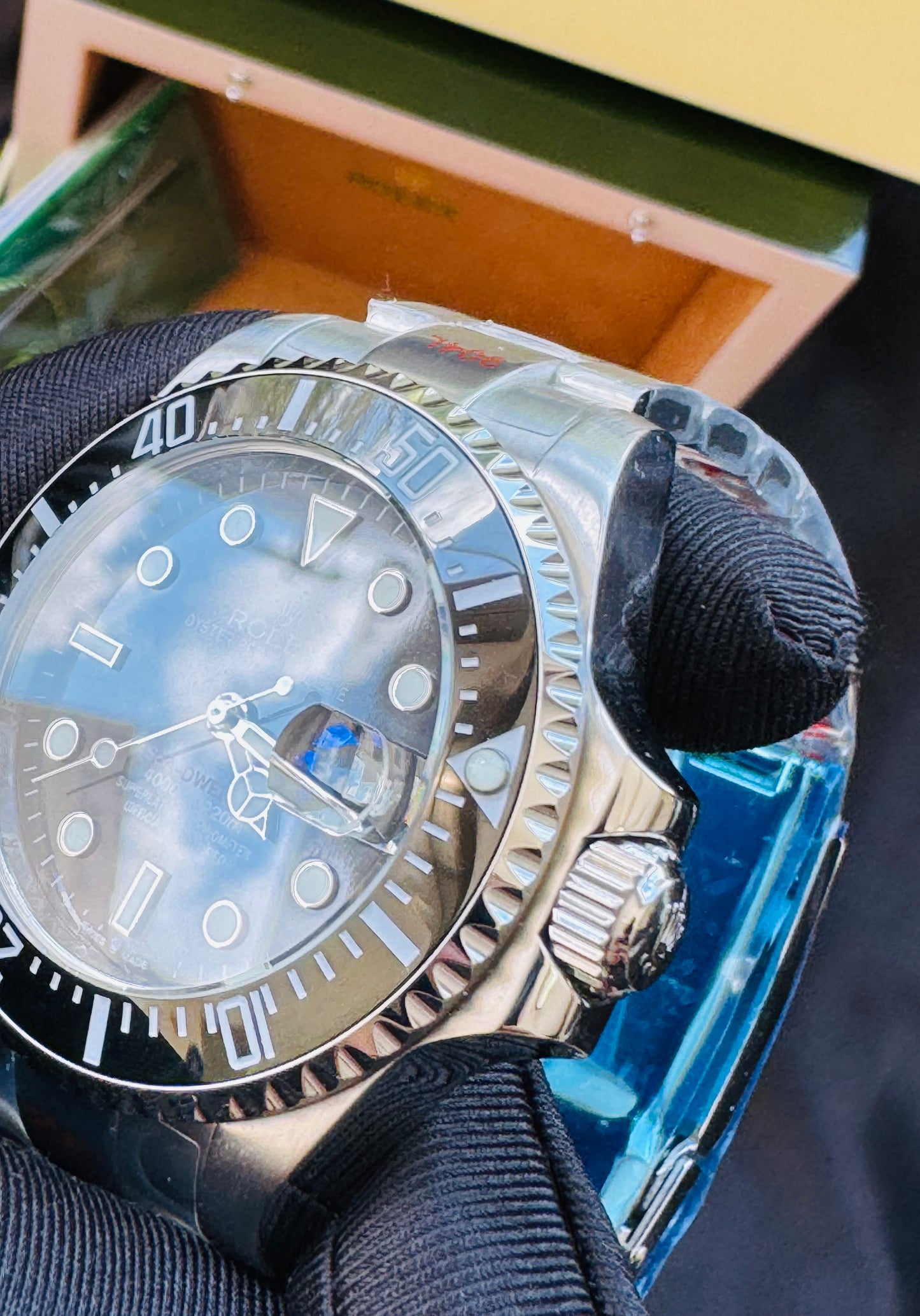 ESPECTACULAR RELOJ ROLEX AUTOMÁTICO SEADWELLER VÁLVULA DE ESCAPE 💨 HERMOSO!!!