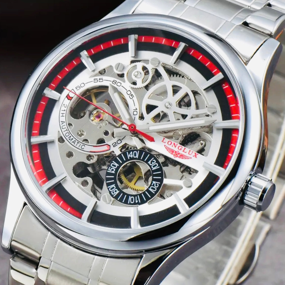 Hermoso Reloj Automático Mecánico Skeleton Excelente Calidad y Materiales