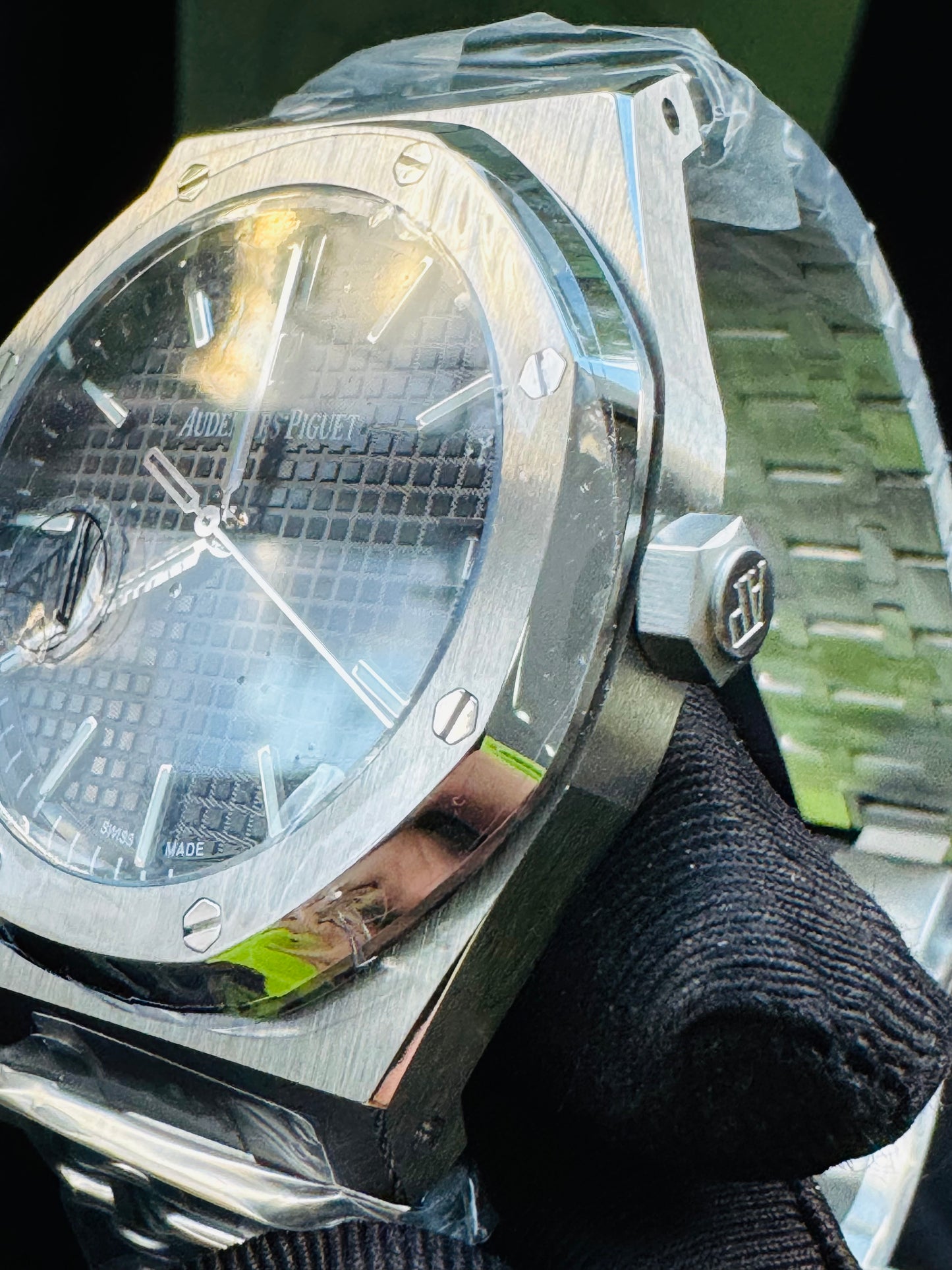 MÁXIMO LUJO IMPONENTE RELOJ AUTOMÁTICO AUDEMARS PIGUET ROYAL OAK SPECIAL EDITION!