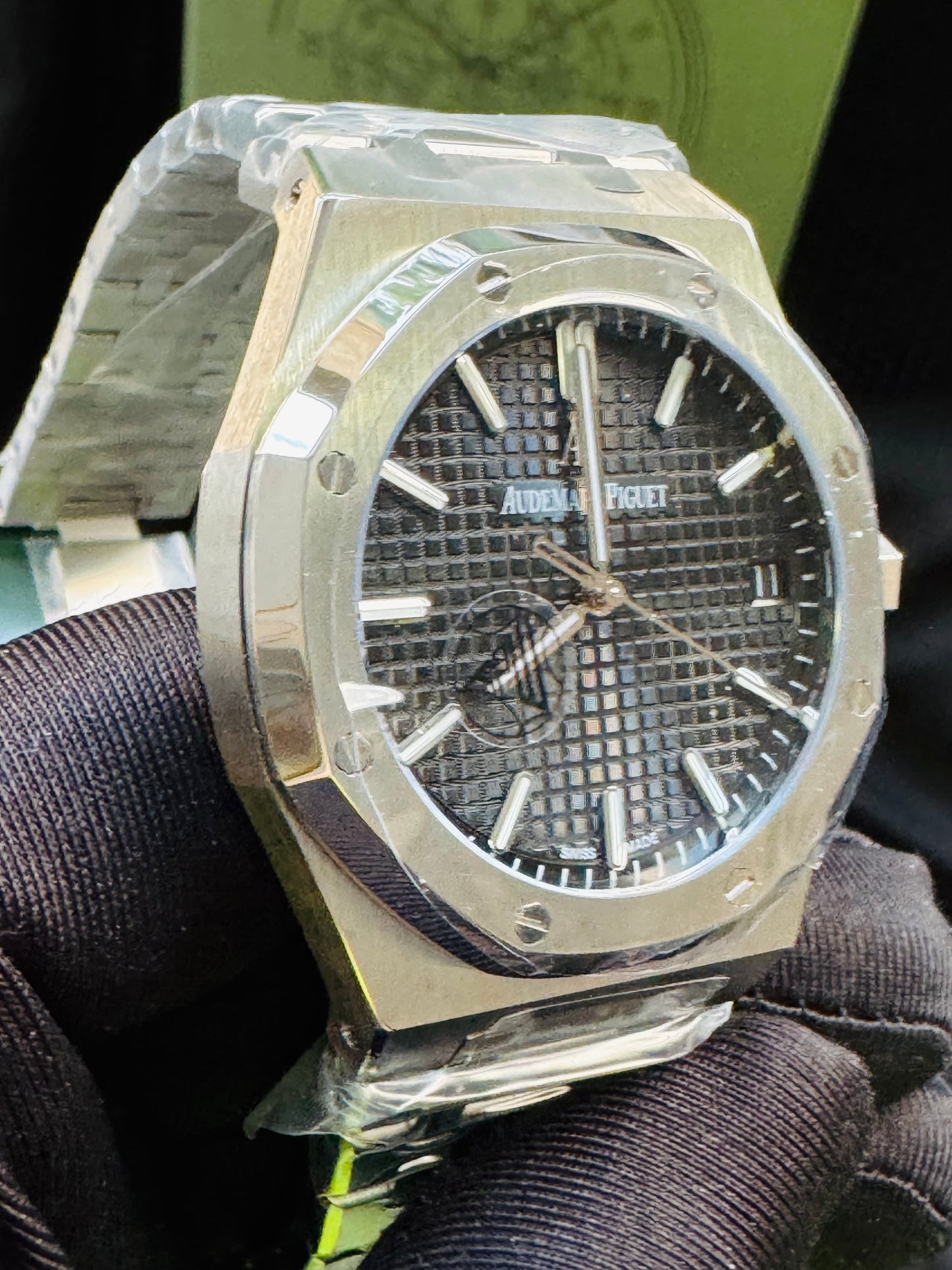 MÁXIMO LUJO IMPONENTE RELOJ AUTOMÁTICO AUDEMARS PIGUET ROYAL OAK SPECIAL EDITION!