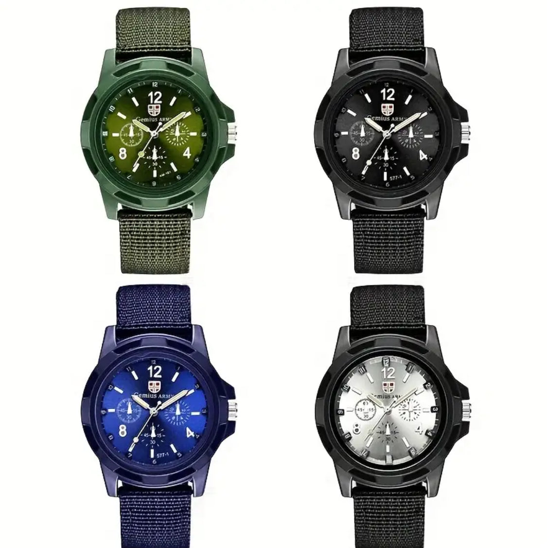 Reloj de pulsera deportivo casual para hombres con correa de nailon, elección ideal para 🎁 Regalo
