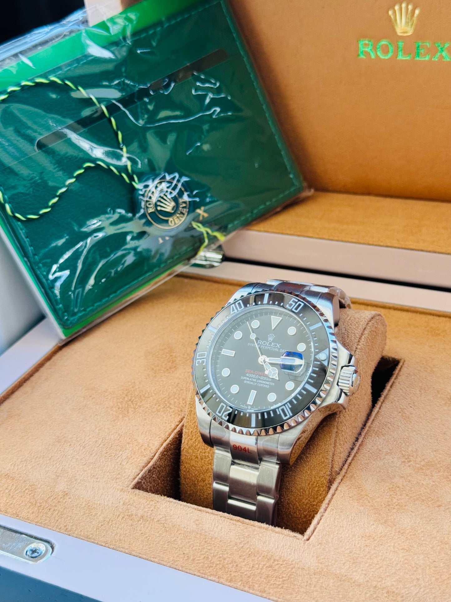 ESPECTACULAR RELOJ ROLEX AUTOMÁTICO SEADWELLER VÁLVULA DE ESCAPE 💨 HERMOSO!!!