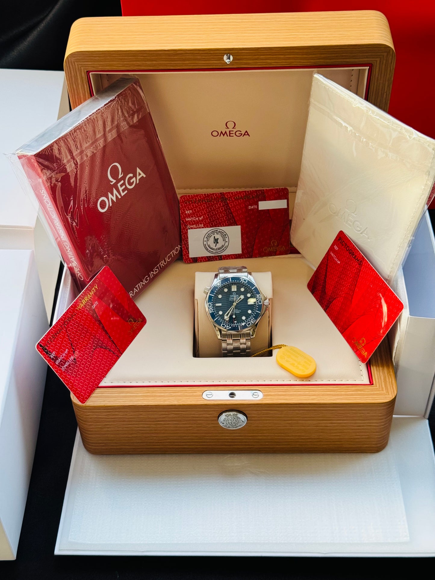 HERMOSO RELOJ OMEGA SEA MASTER AUTOMÁTICO ELEGANTE Y CASUAL!