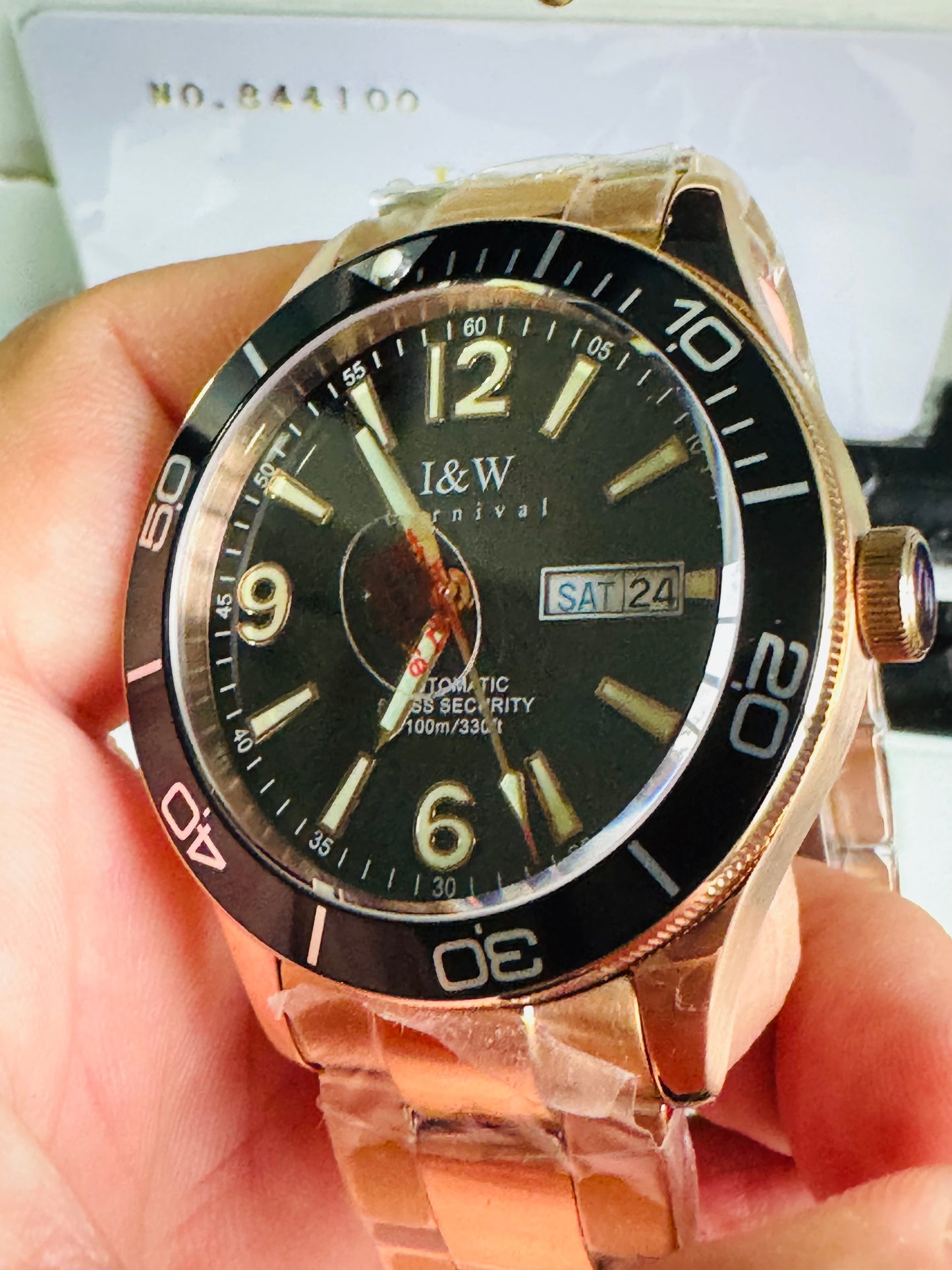 ESPECTACULAR RELOJ AUTOMÁTICO MECÁNICO PARA BUCEO 100 M.-CRISTAL ZAFIRO-LUMINOSO-ALTA CALIDAD-SHARK SERIES DIVING WATCH