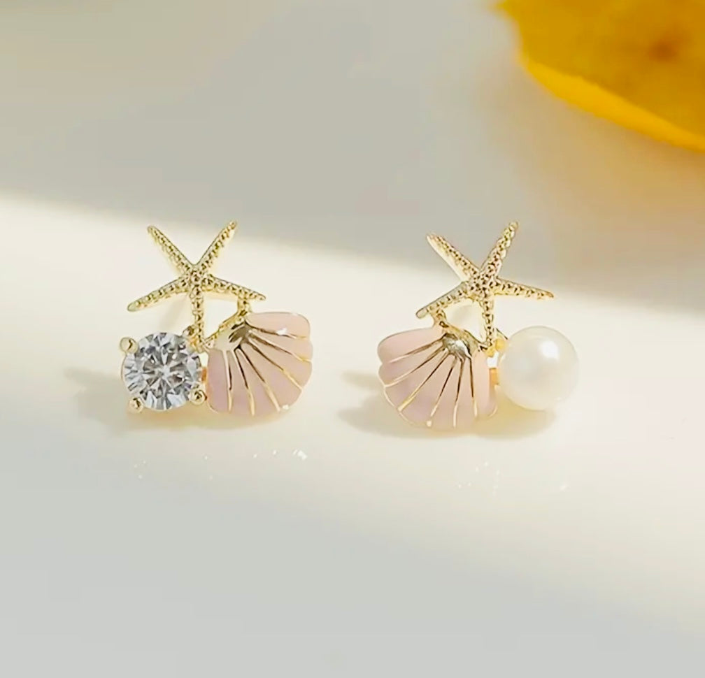 Hermosos Pendientes Motivo Marino- Hipoalergenico- Perfecto para Regalo 🎁