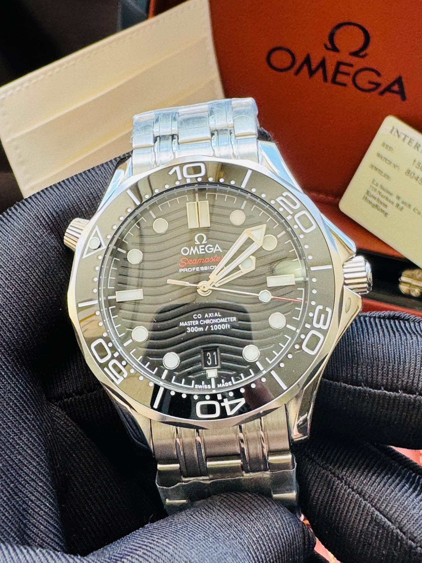 HERMOSO RELOJ AUTOMÁTICO OMEGA SEAMASTER ELEGANTE Y CASUAL!!!