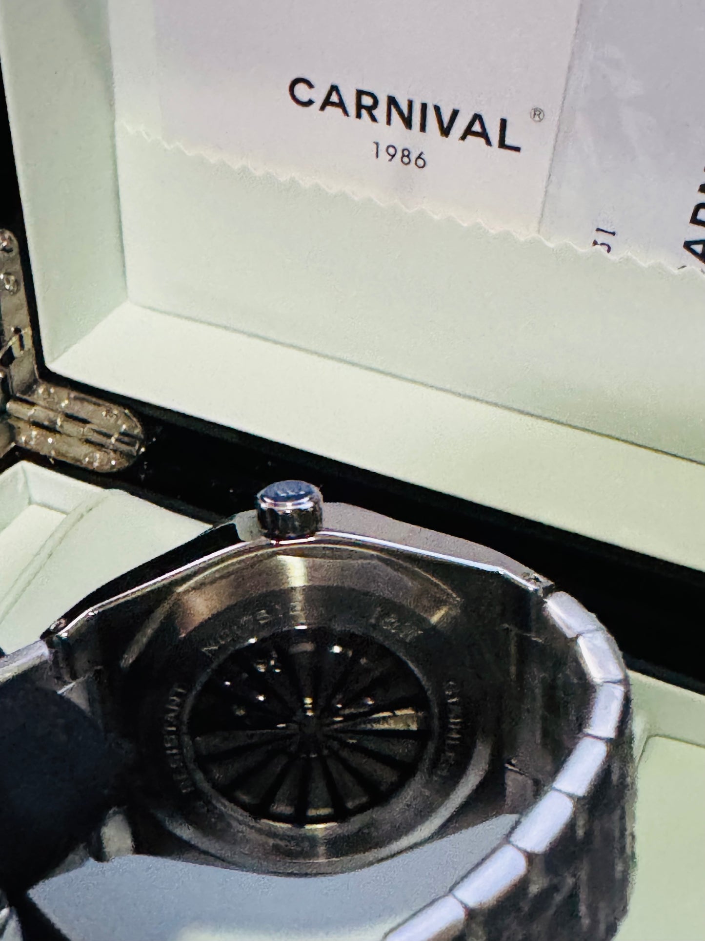 IMPRESIONANTE RELOJ AUTOMÁTICO MECÁNICO I & W CARNIVAL 💯% ORIGINAL