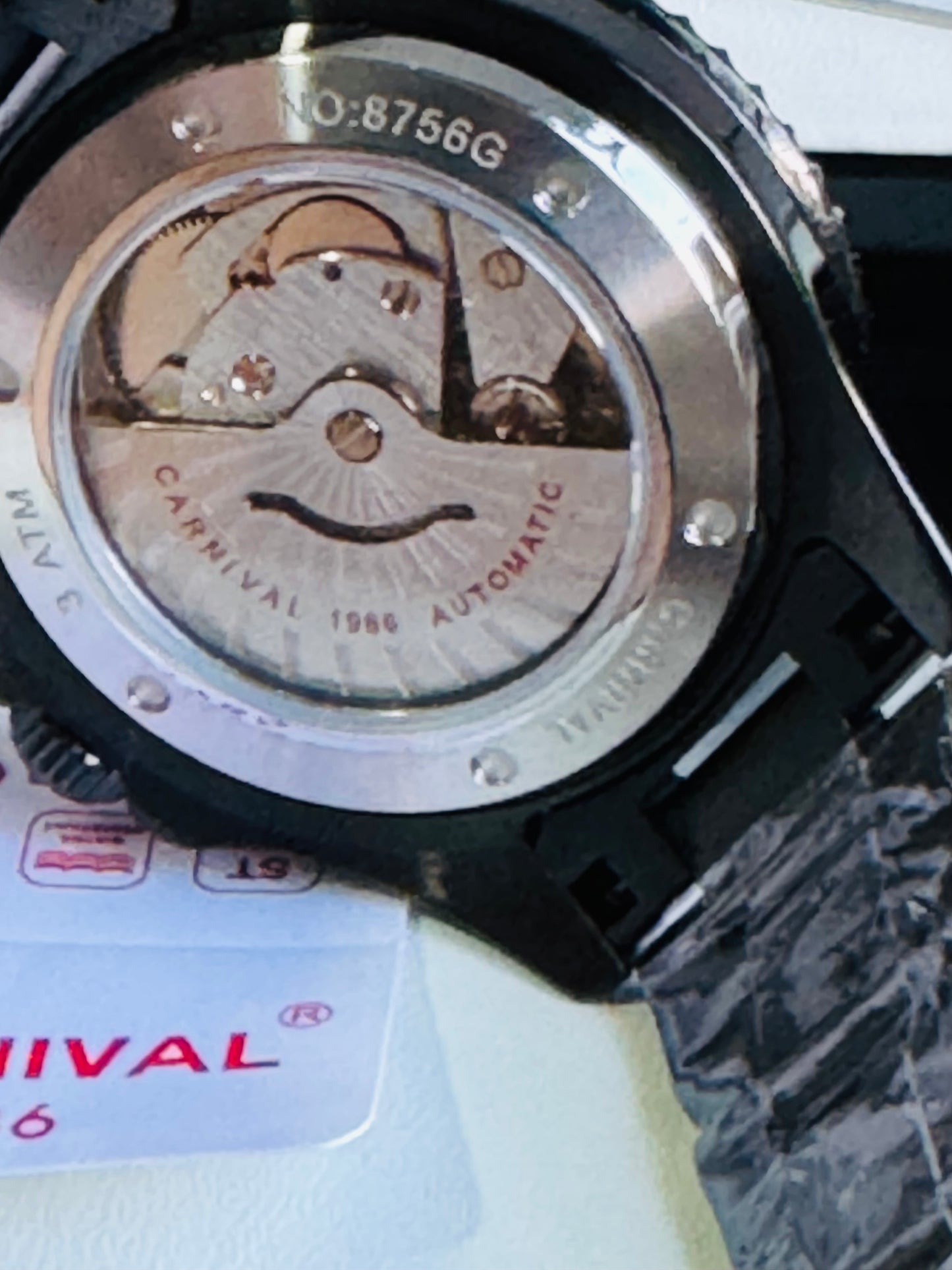 HERMOSO RELOJ AUTOMÁTICOMECÁNICO CRISTAL ZAFIRO-FECHADOR-LUMINOSO-RESISTENCIA AL AGUA-ALTA GAMA- 💯% ORIGINAL