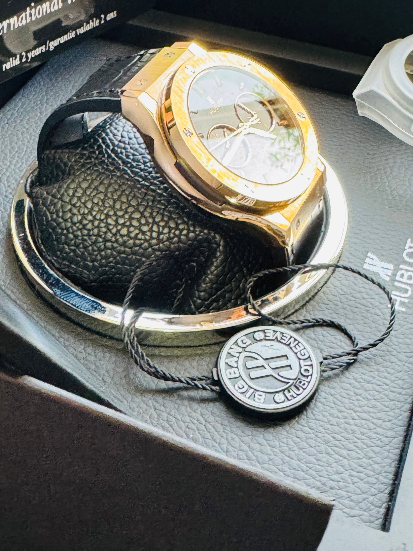 MÁXIMO LUJO RELOJ AUTOMÁTICO MECÁNICO HUBLOT - MÚLTIPLES COMPLICACIONES FUNCIONALES -CRISTAL ZAFIRO-21 JOYAS-MÁXIMA ELEGANCIA!!!