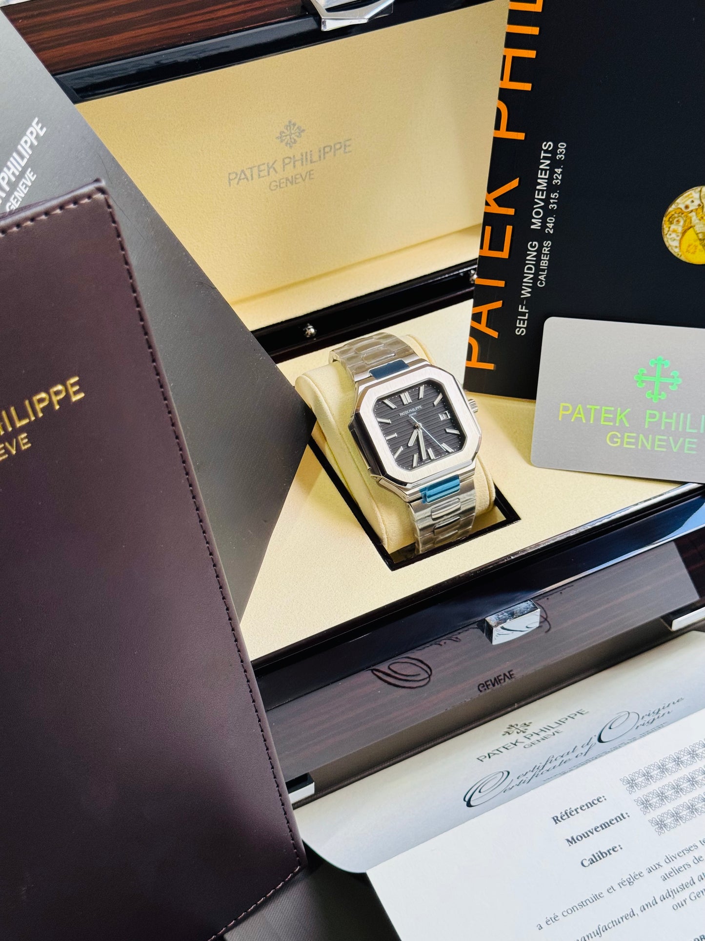 EXCLUSIVO RELOJ PATEK PHILIPPE AUTOMÁTICO- FECHADOR- JOYAS 💎- CRISTAL ZAFIRO- LUMINOSO- ÚLTIMO Y MÁS NUEVO DISEÑO!!!