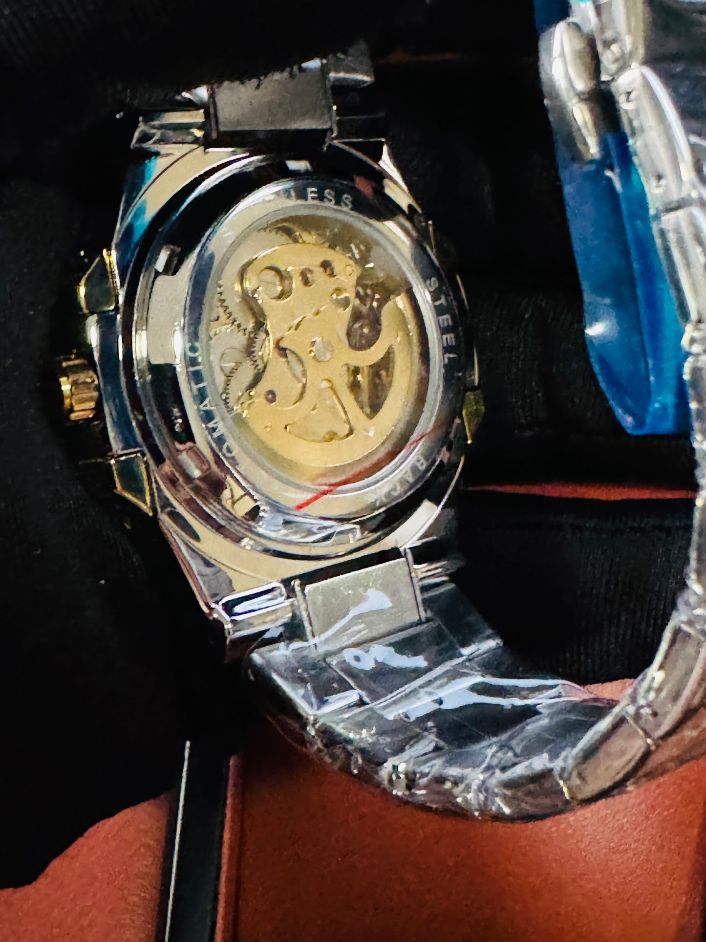 Impresionante Reloj Mecánico Automático Skeleton Excelente Calidad en Diseño y Acabados