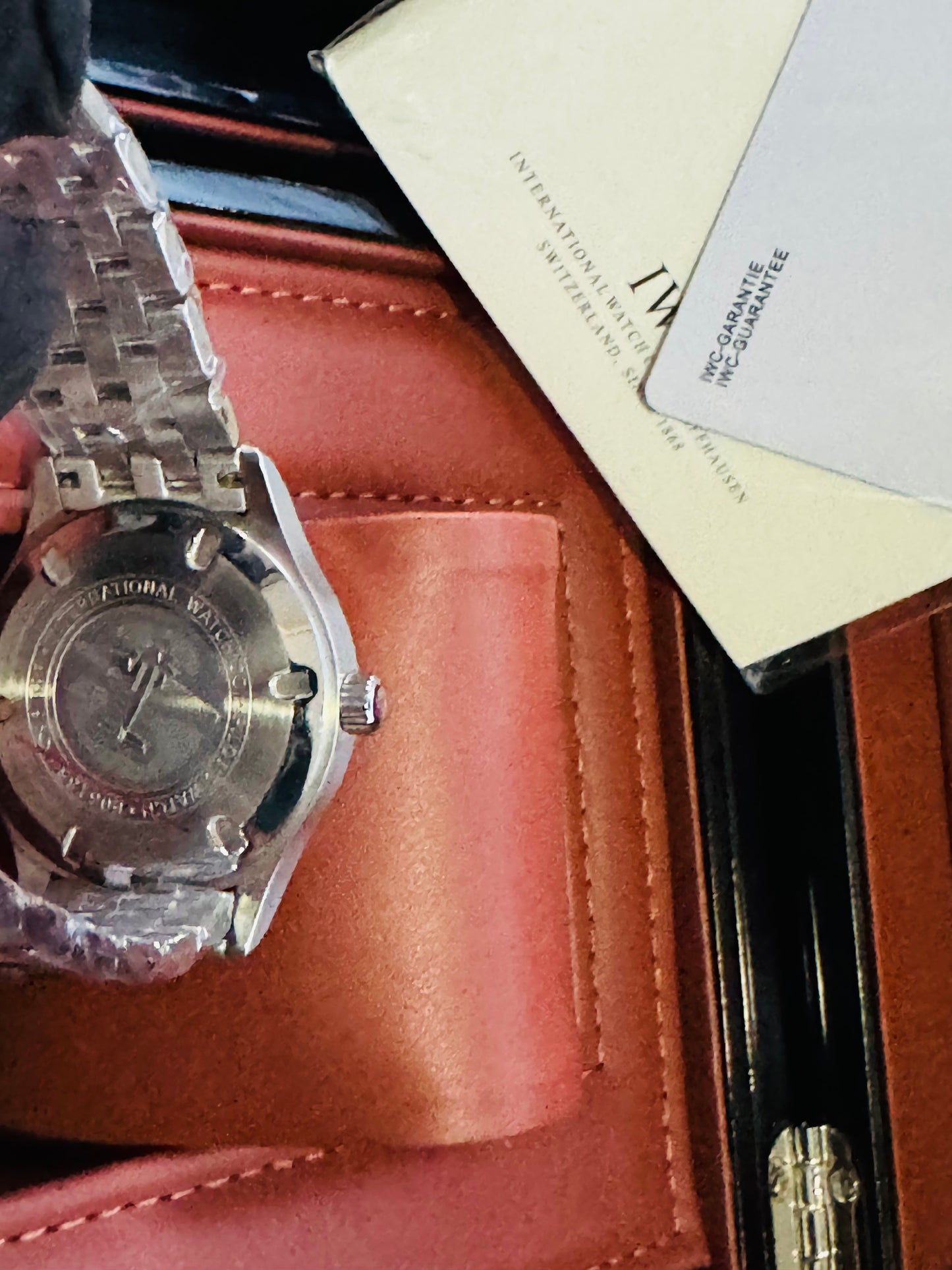 ELEGANTE Y EXCLUSIVO RELOJ AUTOMÁTICO IWC PILOTS WATCH