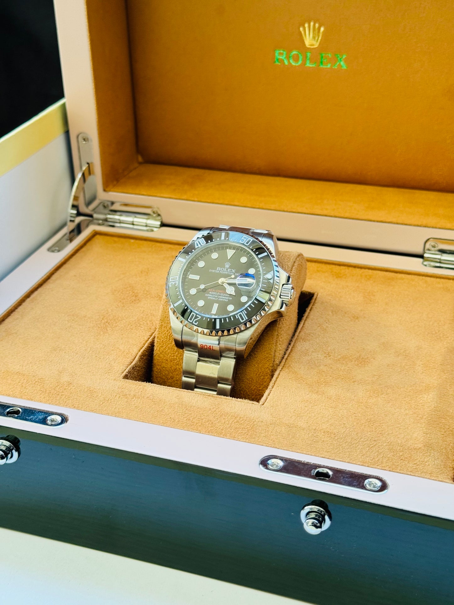 ESPECTACULAR RELOJ ROLEX AUTOMÁTICO SEADWELLER VÁLVULA DE ESCAPE 💨 HERMOSO!!!