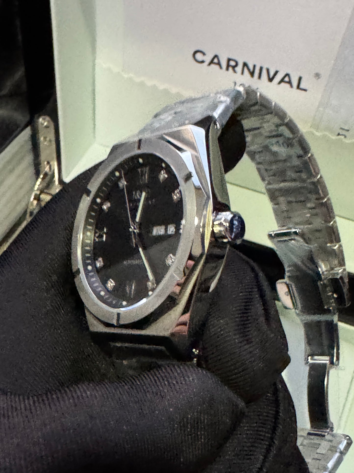 IMPRESIONANTE RELOJ AUTOMÁTICO MECÁNICO I & W CARNIVAL 💯% ORIGINAL