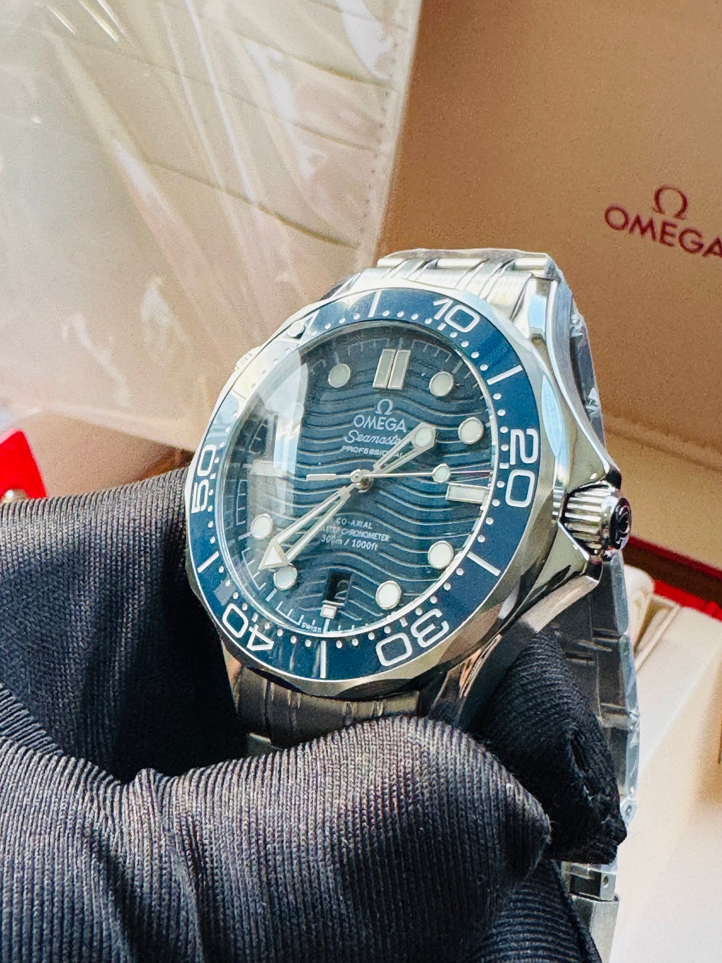 HERMOSO RELOJ OMEGA SEA MASTER AUTOMÁTICO ELEGANTE Y CASUAL!