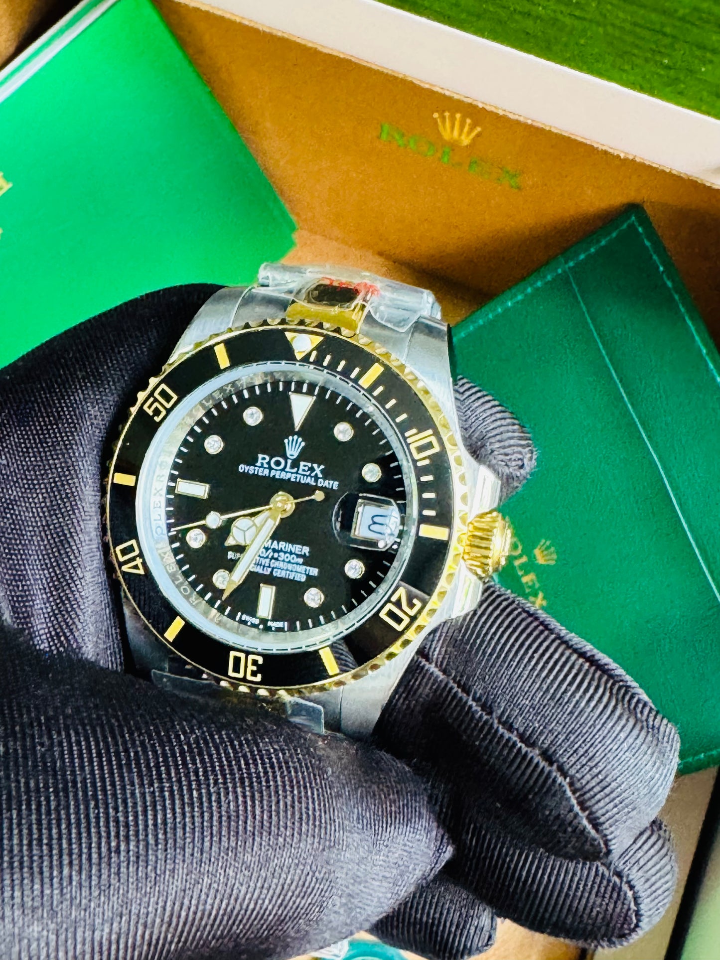 ATEMPORAL ROLEX OYSTER PERPETUAL DATE- CALIDAD Y DISTINCIÓN- FECHADOR - LUMINOSO- CRISTAL ZAFIRO- JOYAS 💎 ETC