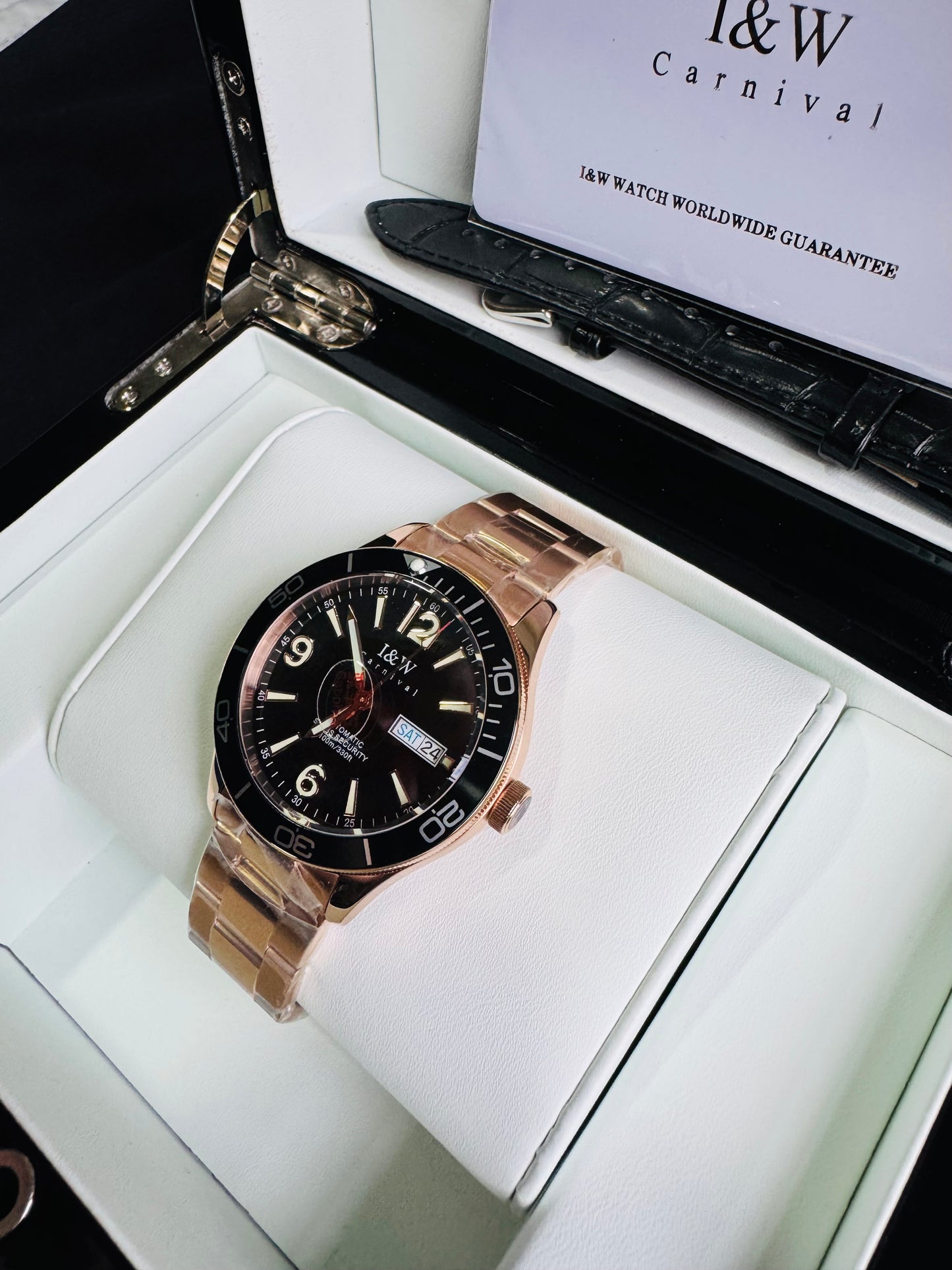 ESPECTACULAR RELOJ AUTOMÁTICO MECÁNICO PARA BUCEO 100 M.-CRISTAL ZAFIRO-LUMINOSO-ALTA CALIDAD-SHARK SERIES DIVING WATCH