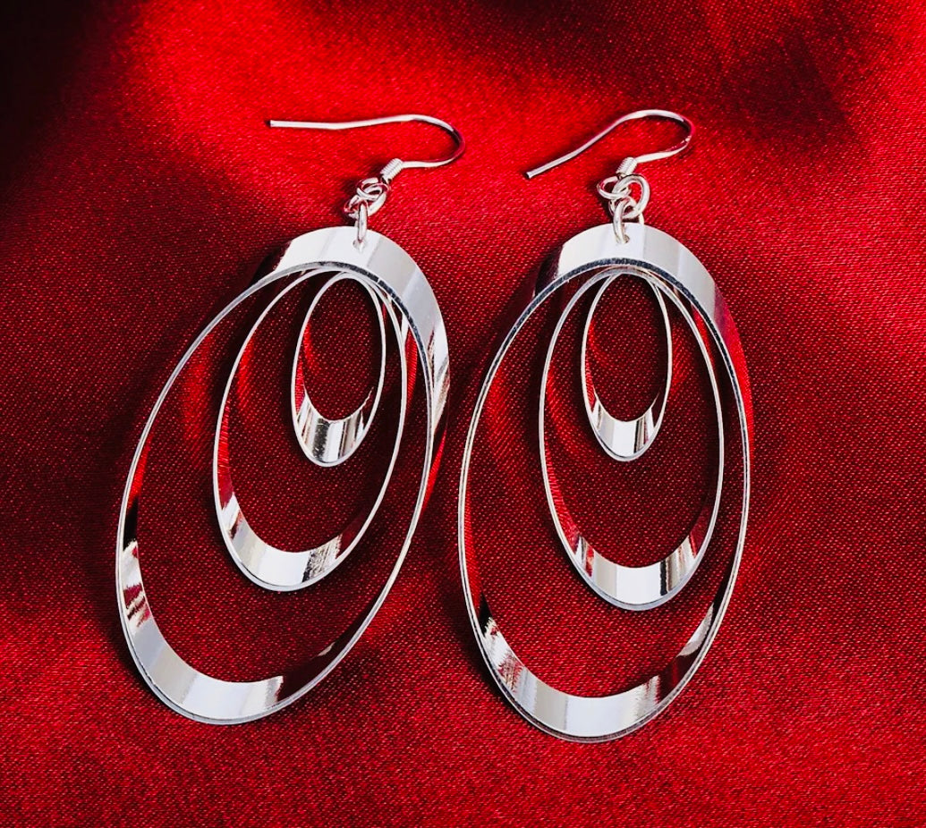 Elegantes Pendientes de Plata 925 Hipoalergenicos Ideales para Regalo 🎁