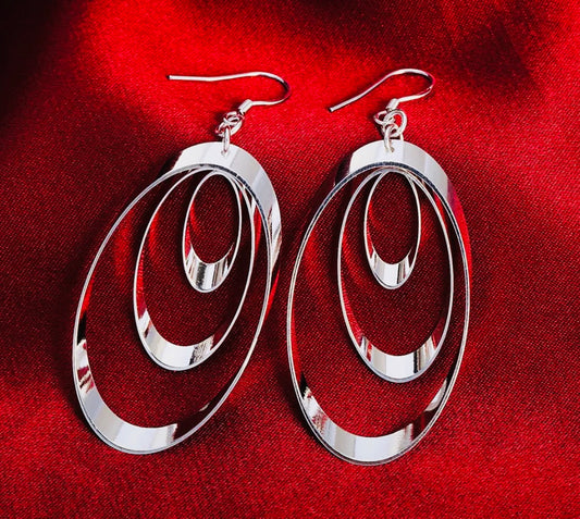 Elegantes Pendientes de Plata 925 Hipoalergenicos Ideales para Regalo 🎁