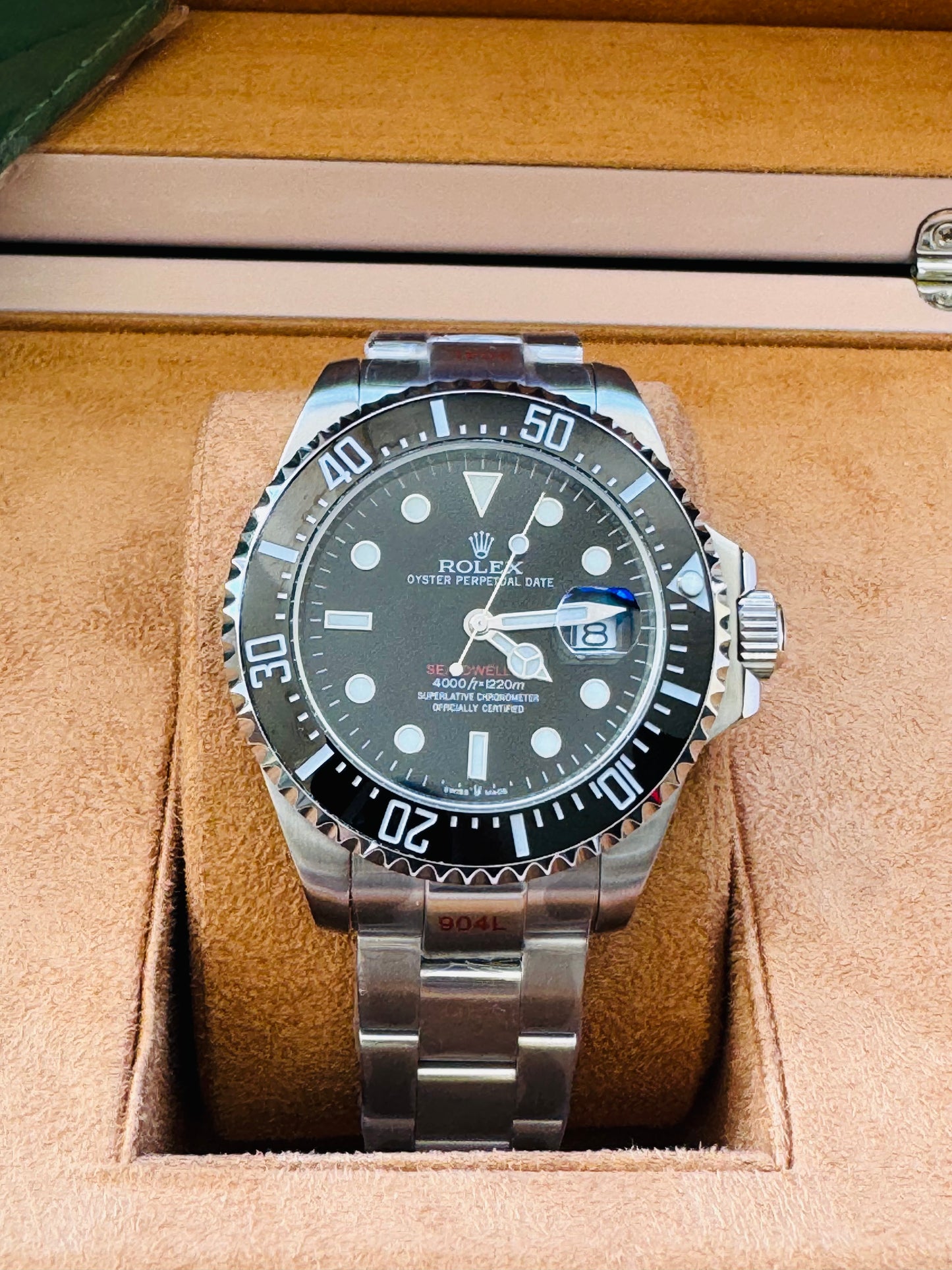 ESPECTACULAR RELOJ ROLEX AUTOMÁTICO SEADWELLER VÁLVULA DE ESCAPE 💨 HERMOSO!!!