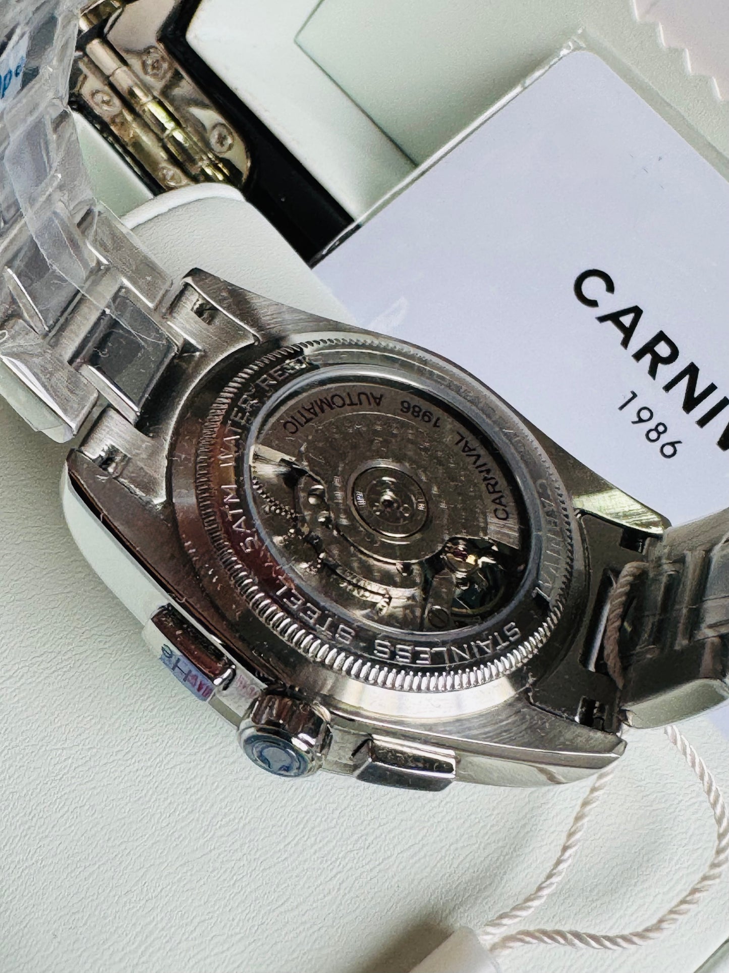 INNOVADOR DISEÑO RELOJ TOURBILLON-AUTOMÁTICO MECÁNICO TUNGSTENO DE LUJO -CRISTAL ZAFIRO-LUMINOSO- ESPECTACULAR BRAZALETE TUNGSTENO DE ALTA CALIDAD!!! MÚLTIPLES COMPLICACIONES-SEMANARIO-MES-FECHADOR-MOVIMIENTO HUECO-DESCARGADOR AUTOMÁTICO DE PRESIÓN- ETC