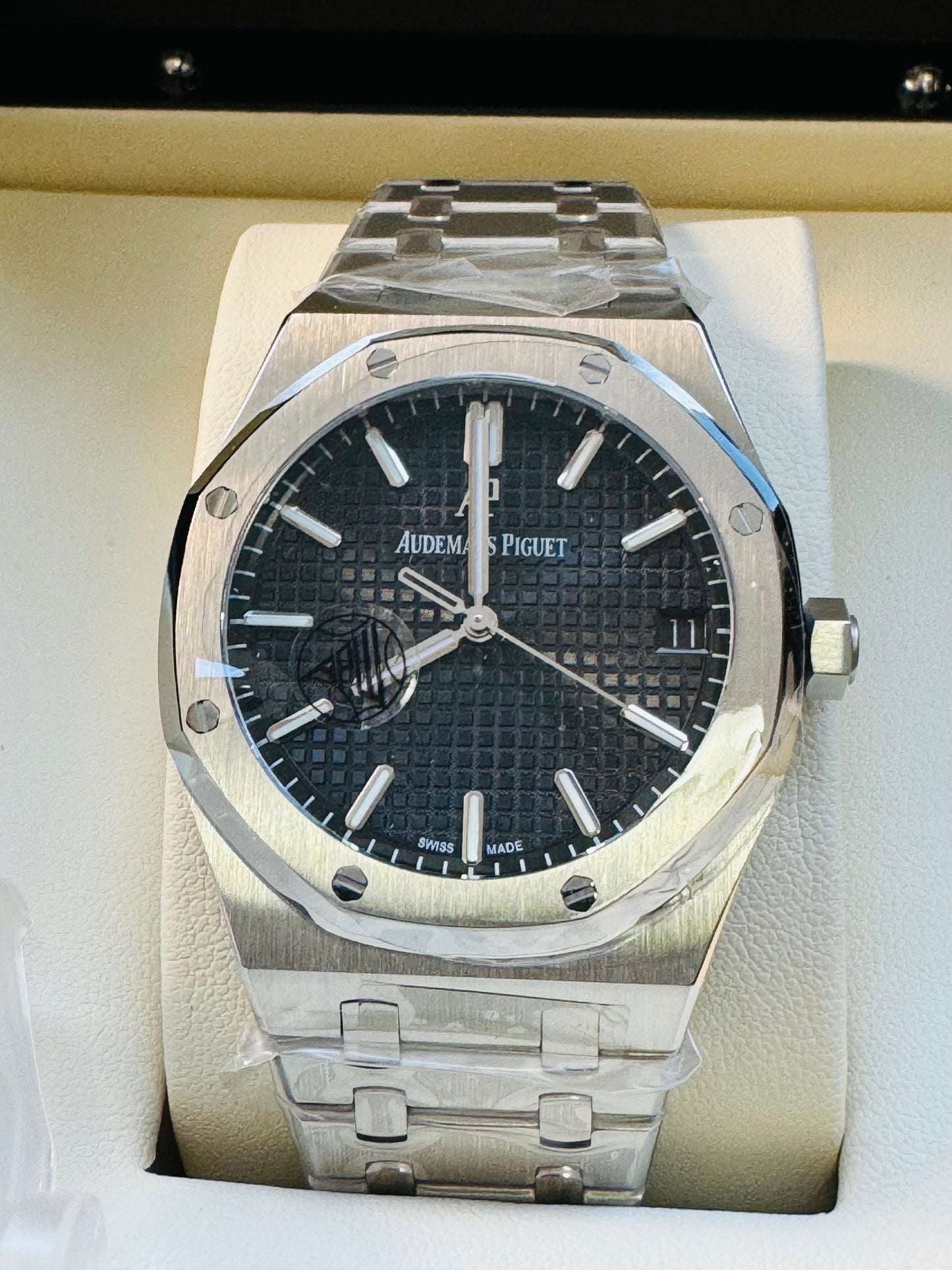 MÁXIMO LUJO IMPONENTE RELOJ AUTOMÁTICO AUDEMARS PIGUET ROYAL OAK SPECIAL EDITION!