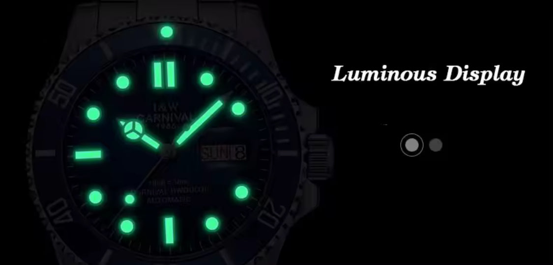 HERMOSO RELOJ AUTOMÁTICOMECÁNICO CRISTAL ZAFIRO-FECHADOR-LUMINOSO-RESISTENCIA AL AGUA-ALTA GAMA- 💯% ORIGINAL