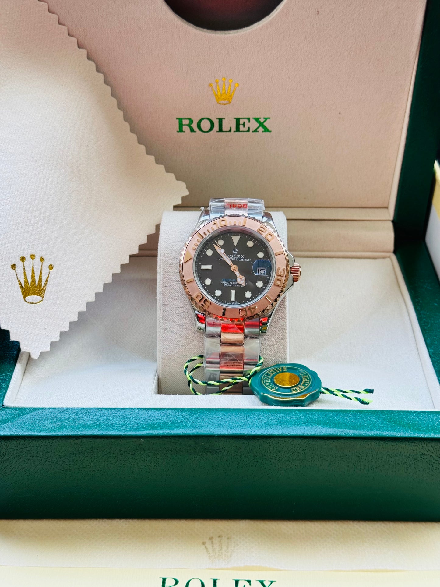 HERMOSO RELOJ AUTOMÁTICO YACHT MASTER -MÁXIMA CALIDAD!