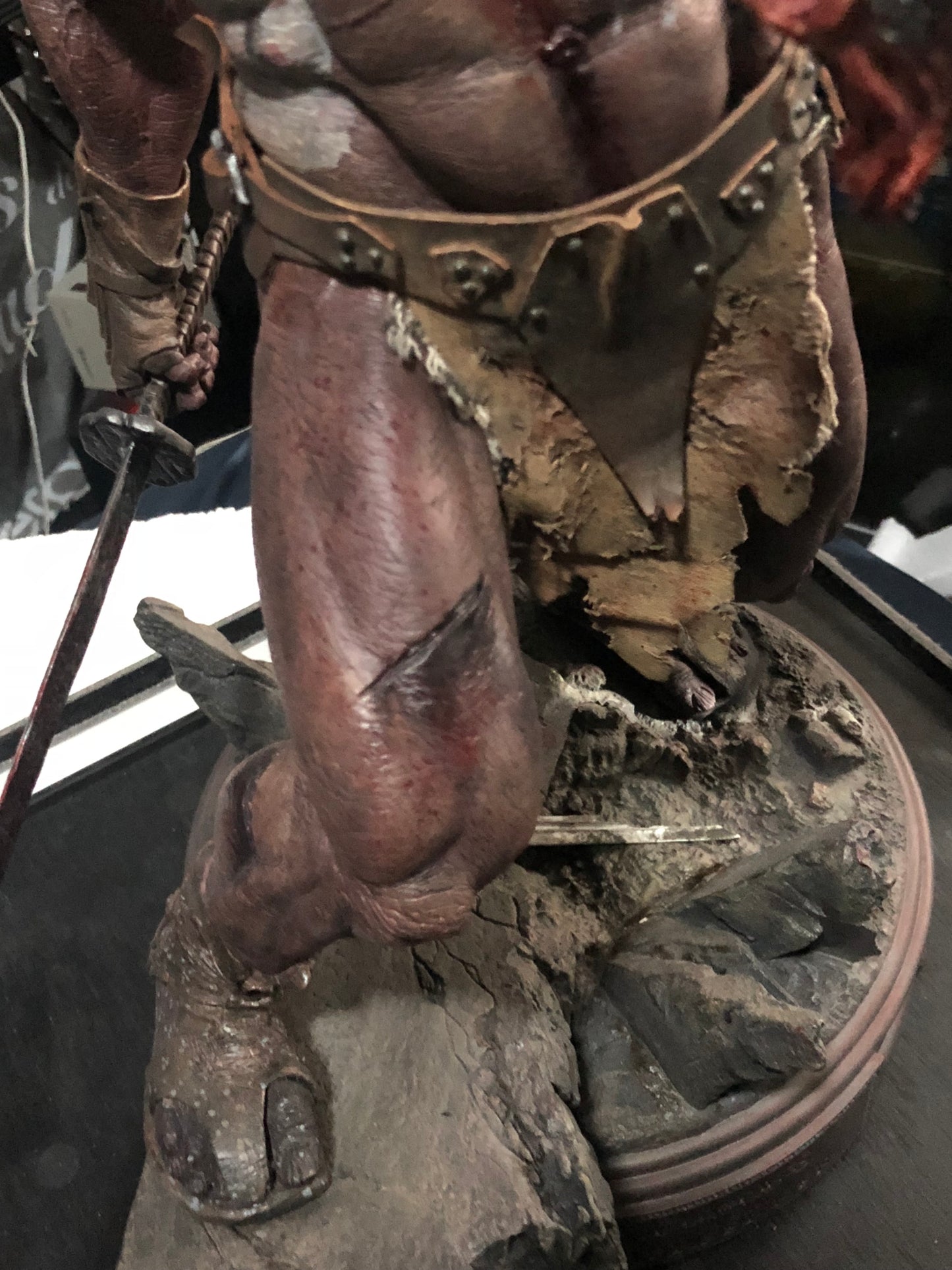 Increíble y Rara Figura escala 1/4 Feroz Uruk Hai Berserker WETA WORKSHOP Favor de Pedir Información al 99 81 92 84 65