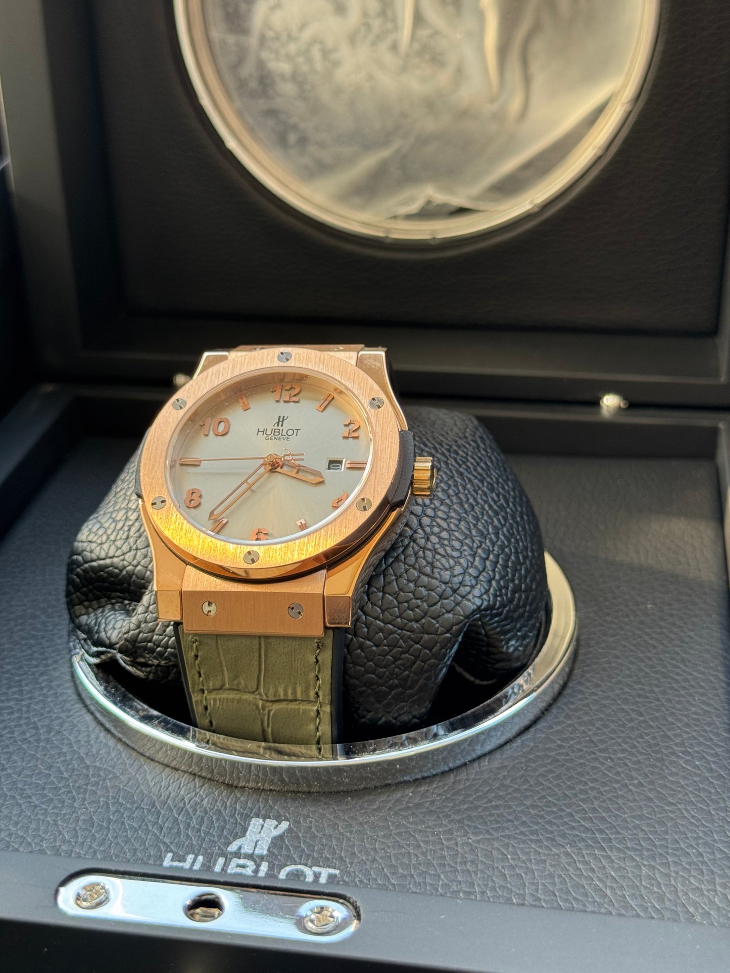 MÁXIMO LUJO RELOJ AUTOMÁTICO MECÁNICO HUBLOT - FECHADOR-CALIDAD Y DISEÑO!!!
INFORMACIÓN POR WhatsApp 99 81 92 84 65

PRECIO A TRATAR 

NOTA:

No se hacen envíos 🚚  📦 💨!

Las Ventas son solo en Cancún