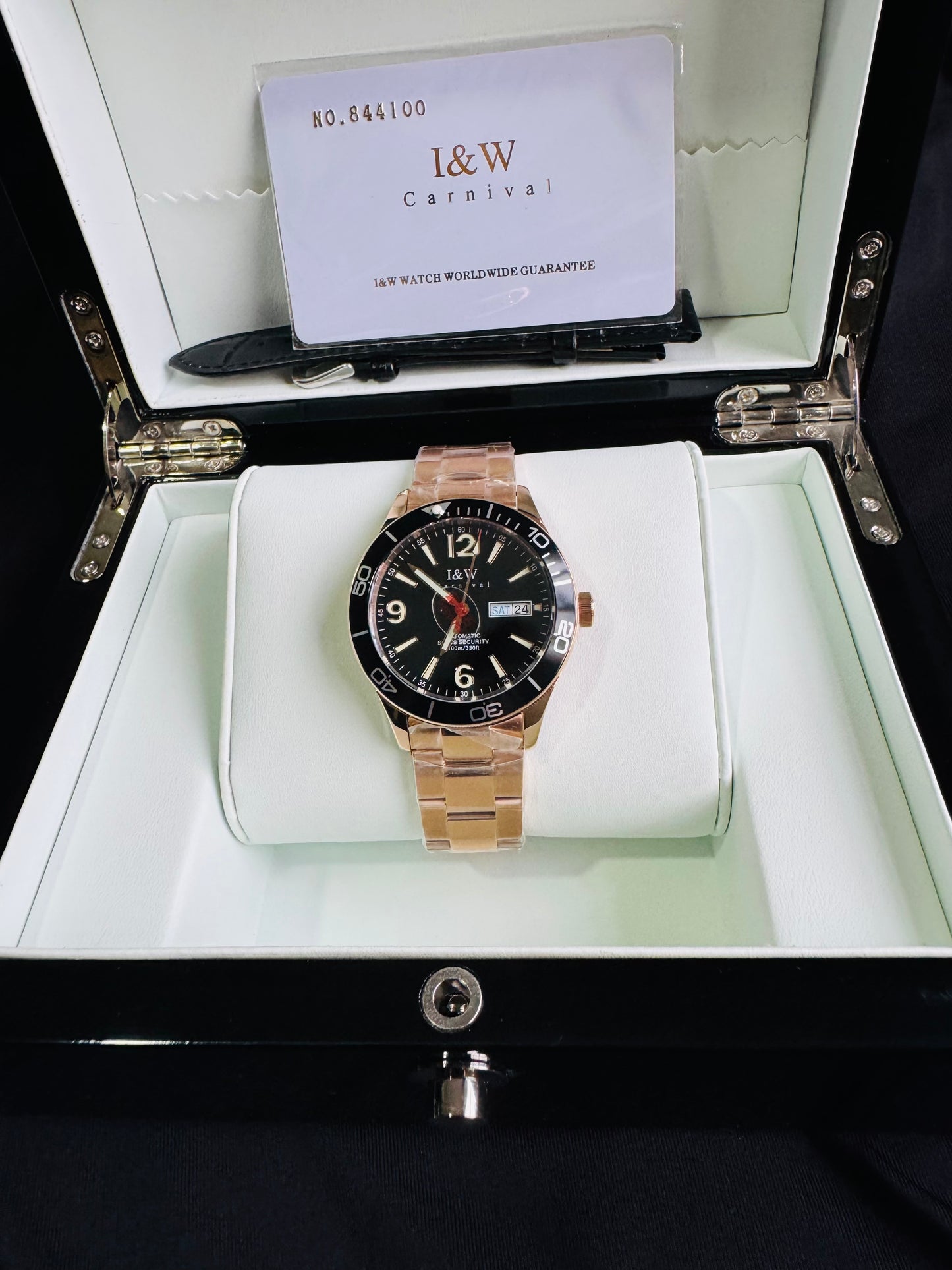 ESPECTACULAR RELOJ AUTOMÁTICO MECÁNICO PARA BUCEO 100 M.-CRISTAL ZAFIRO-LUMINOSO-ALTA CALIDAD-SHARK SERIES DIVING WATCH