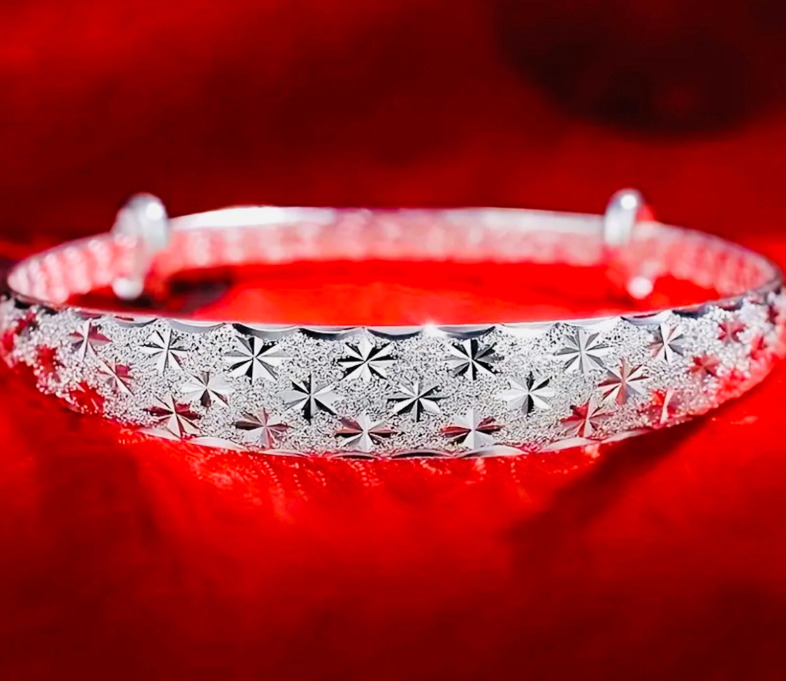 Elegante Pulsera Unitalla-Unisex- Hipoalergenica Cobre con Chapado de Plata! Ideal para Regalo 🎁